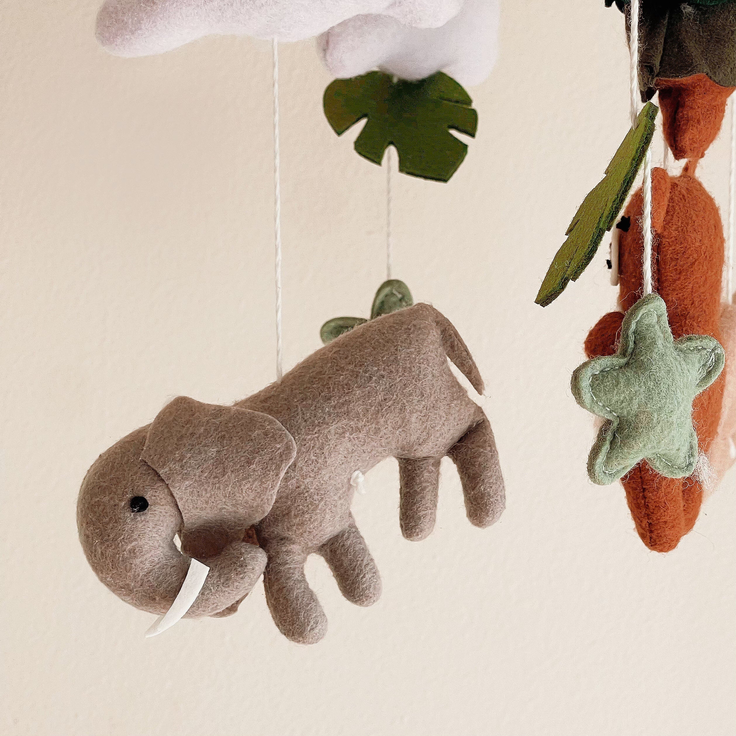 Forest Friends Felt Baby Mobile
