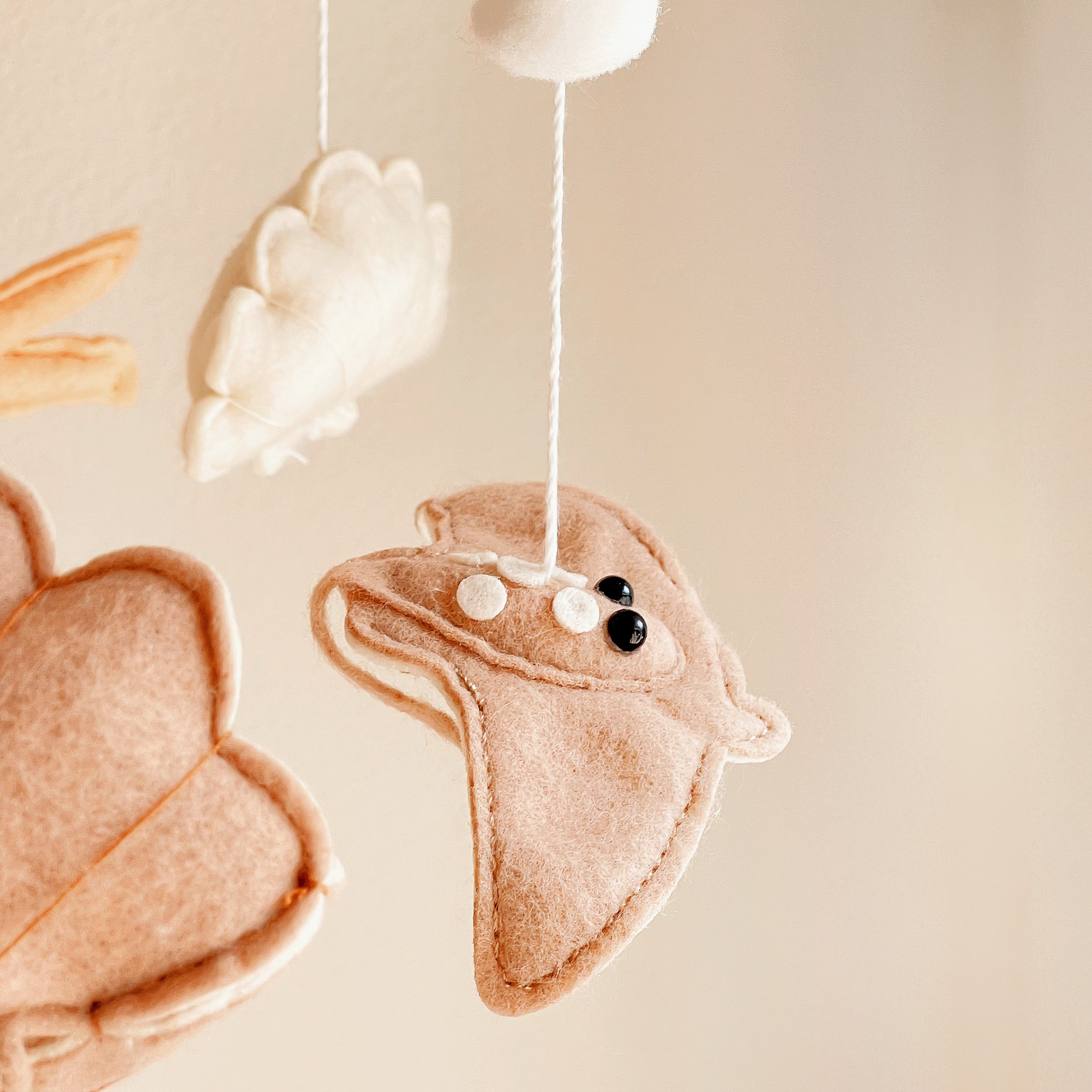 Ocean-Themed Handmade Felt Baby Mobile