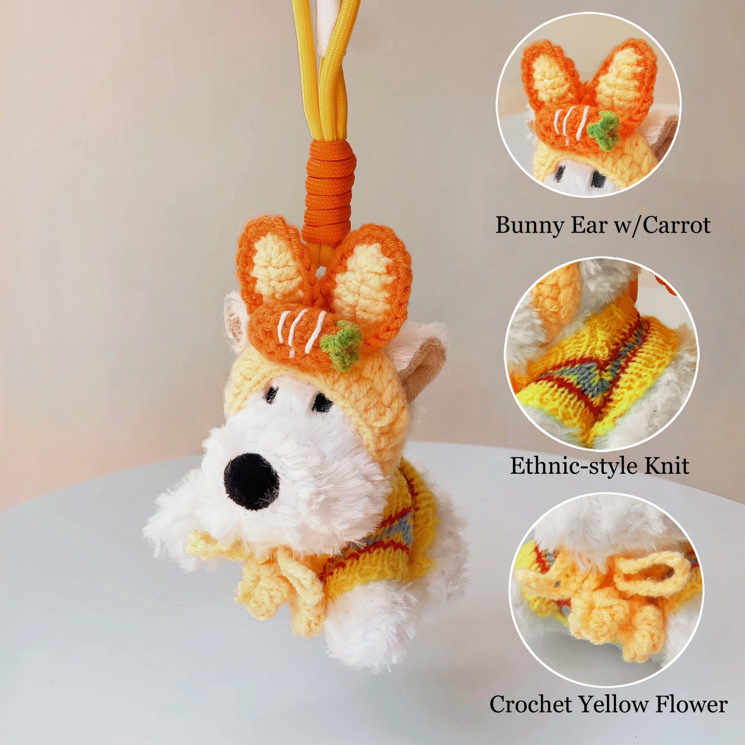 Mr. Carrot - Westie Bag Charm
