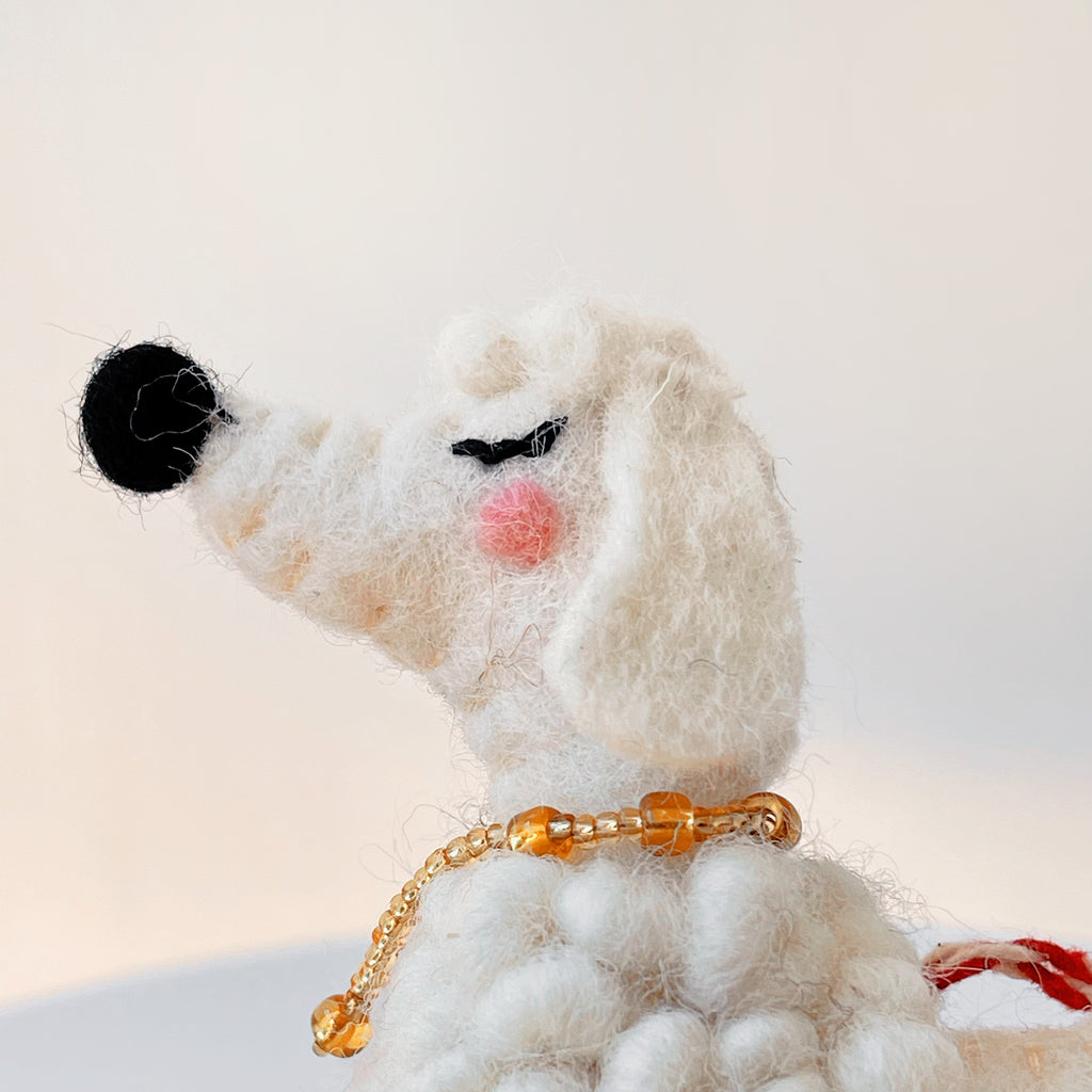 Pearl Belle - Poodle Bag Charm