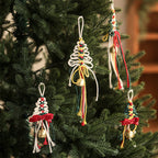 Macramé Christmas Tree Ornament