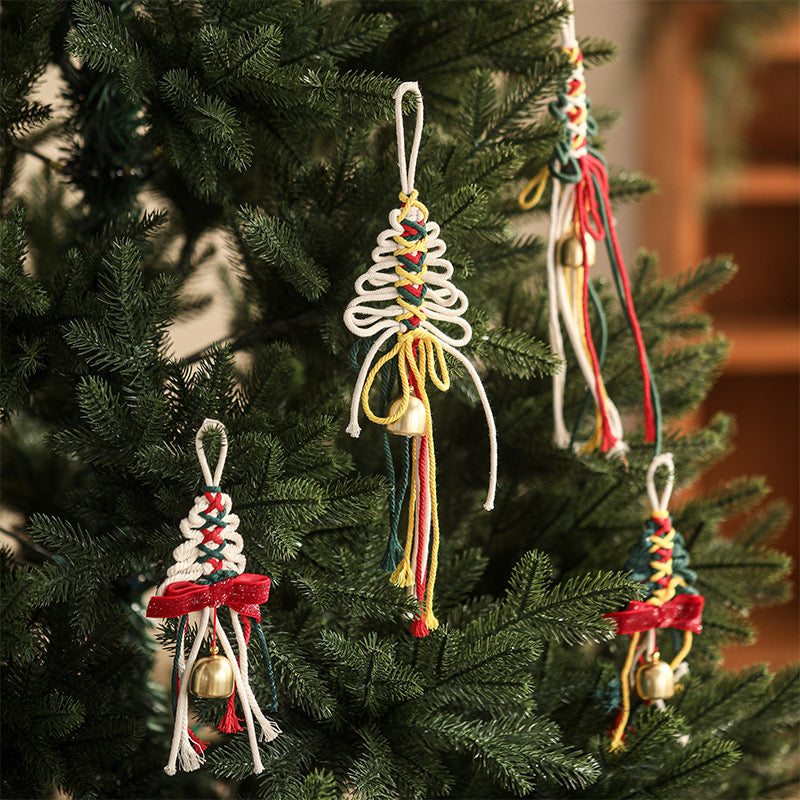 Macramé Christmas Tree Ornament