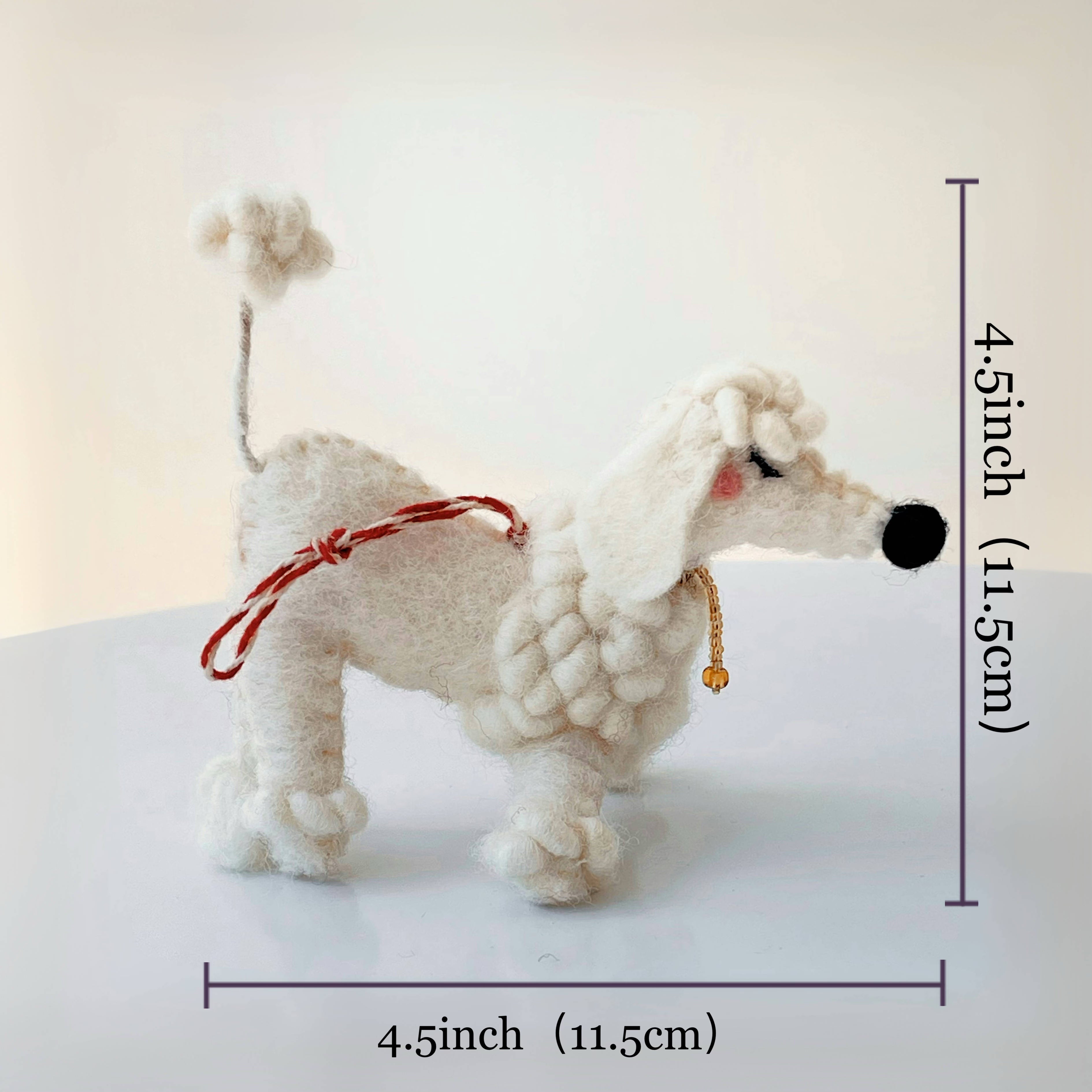 Pearl Belle - Poodle Bag Charm