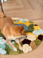 Landscape Textured Rug – Round Version