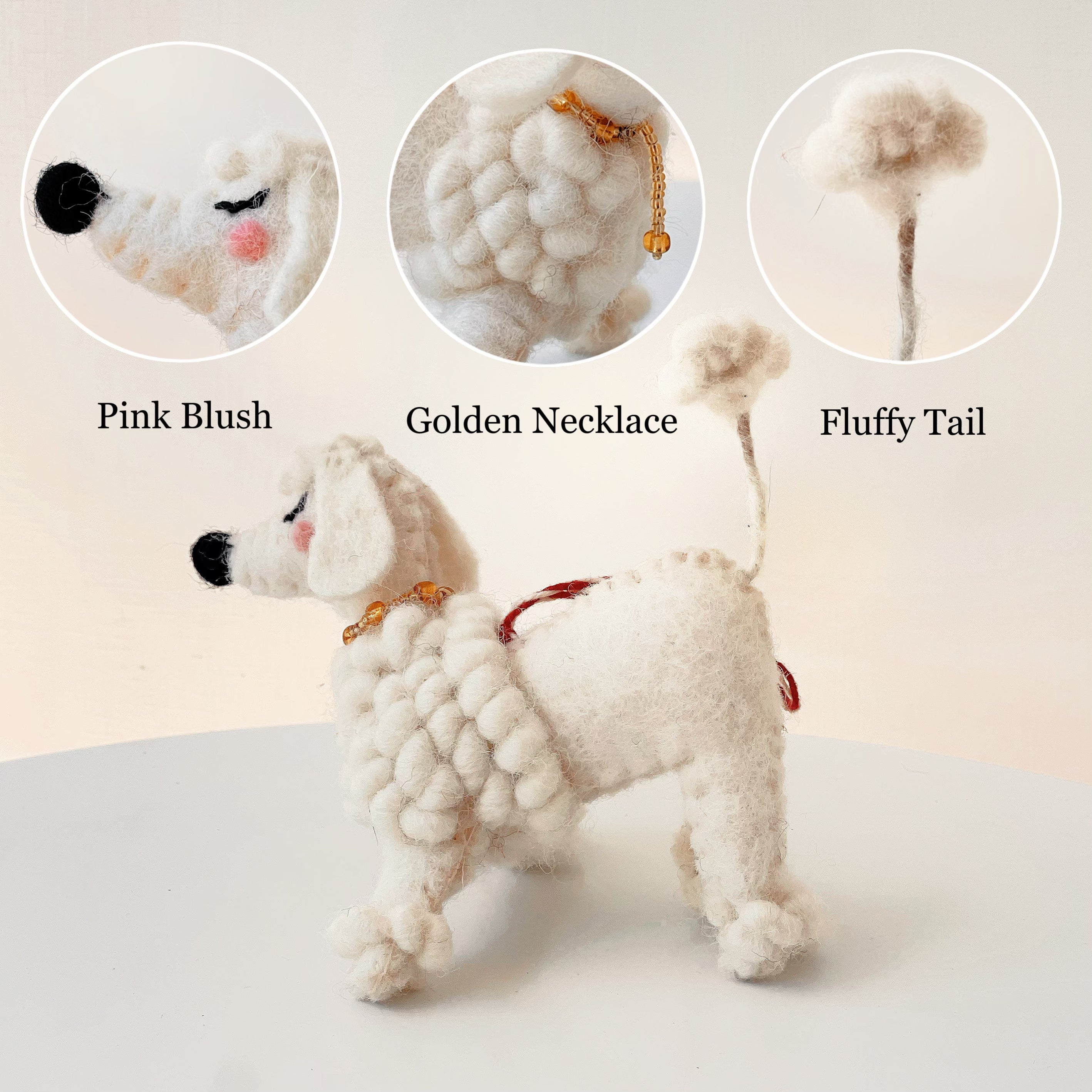 Pearl Belle - Poodle Bag Charm