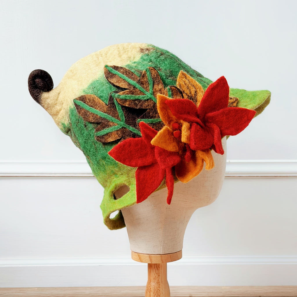 Woodland Blossom Felt Hat