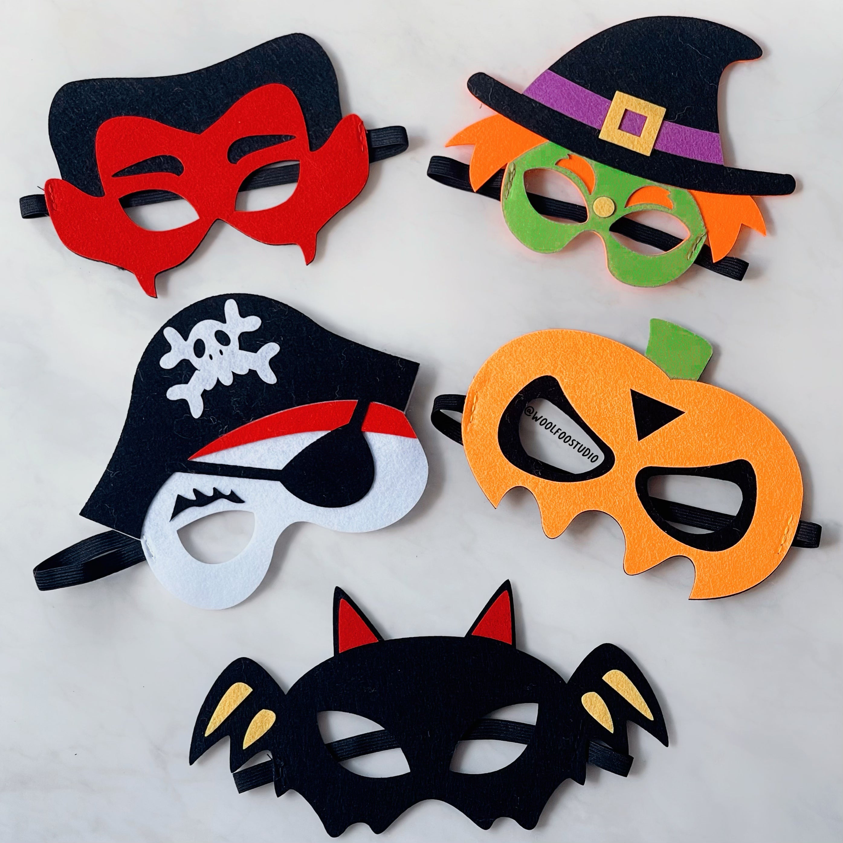 Halloween Felt Mask For Kids