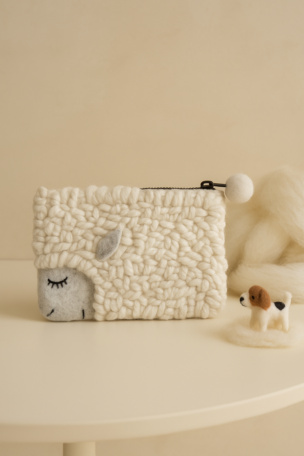 Sleepy Woolie Sheep Pouch