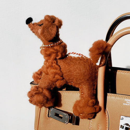 Biscuit - Poodle Bag Charm