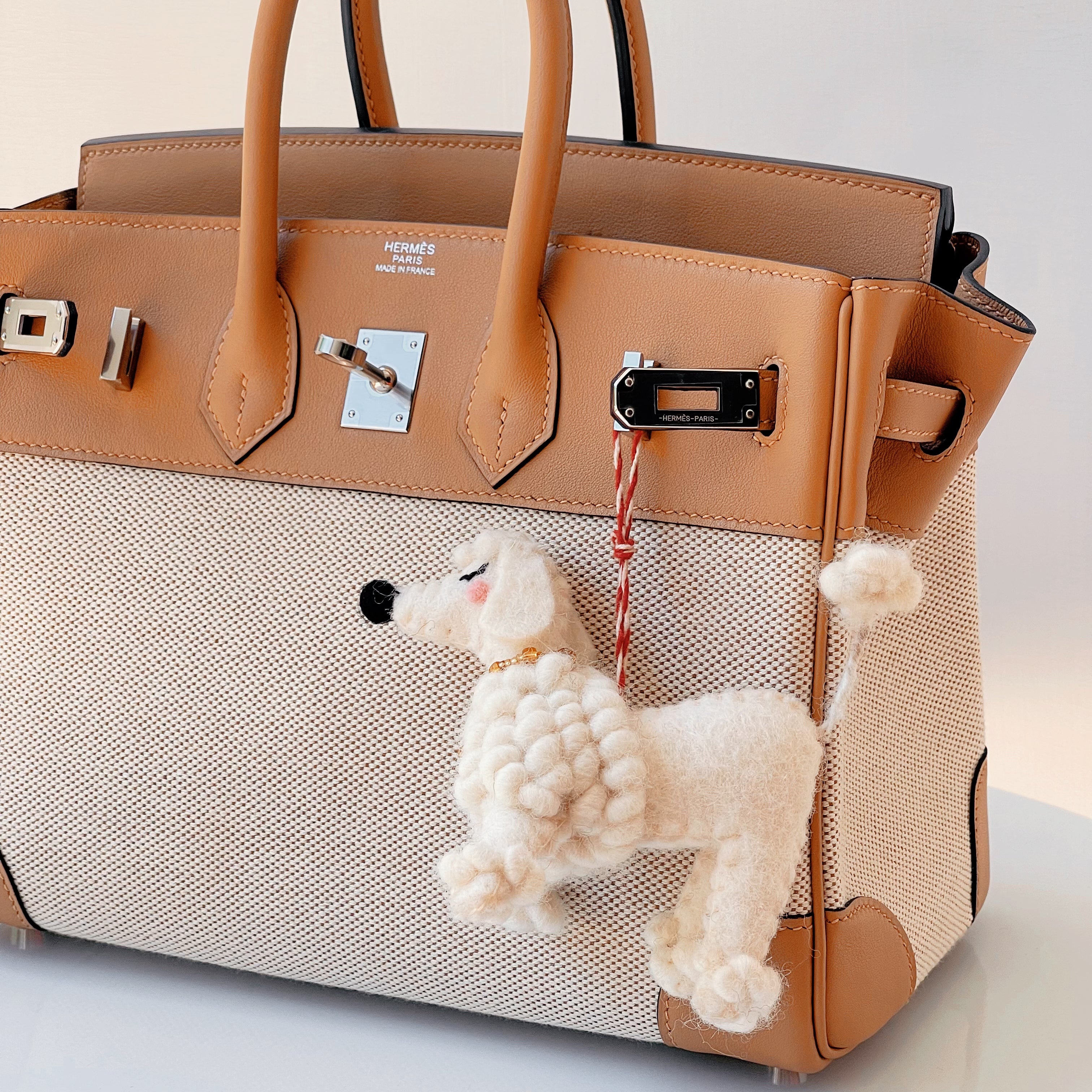 Pearl Belle - Poodle Bag Charm
