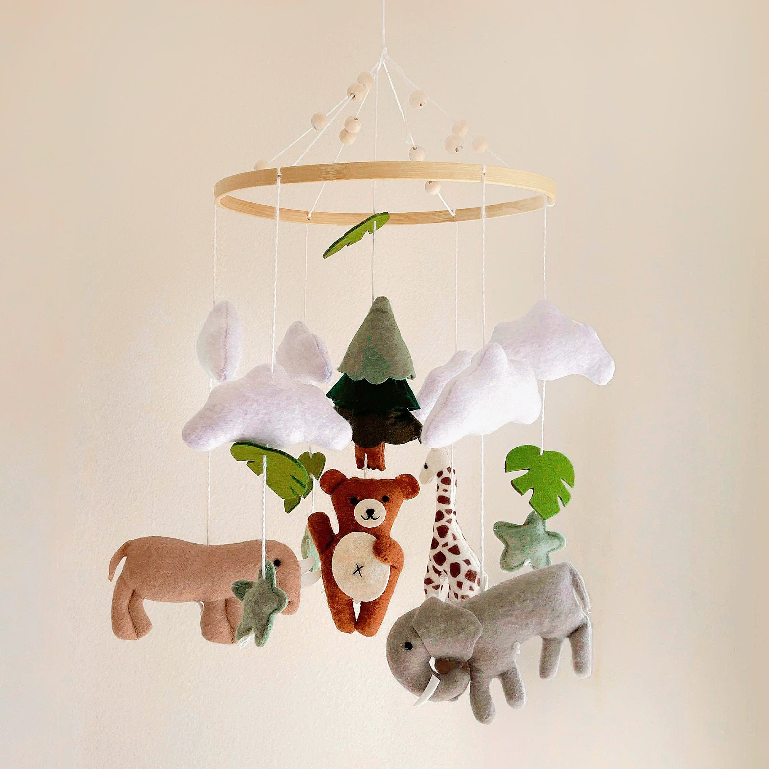 Forest Friends Felt Baby Mobile