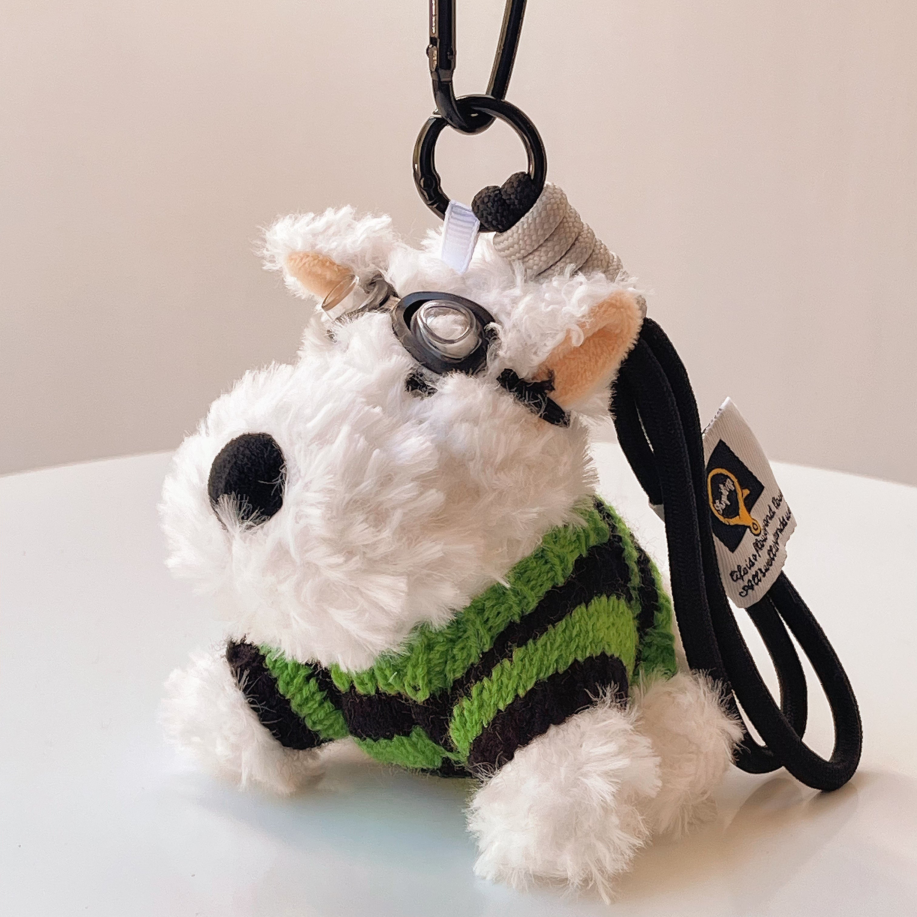 Pilot - Westie Bag Charm – WOOLFOO STUDIO