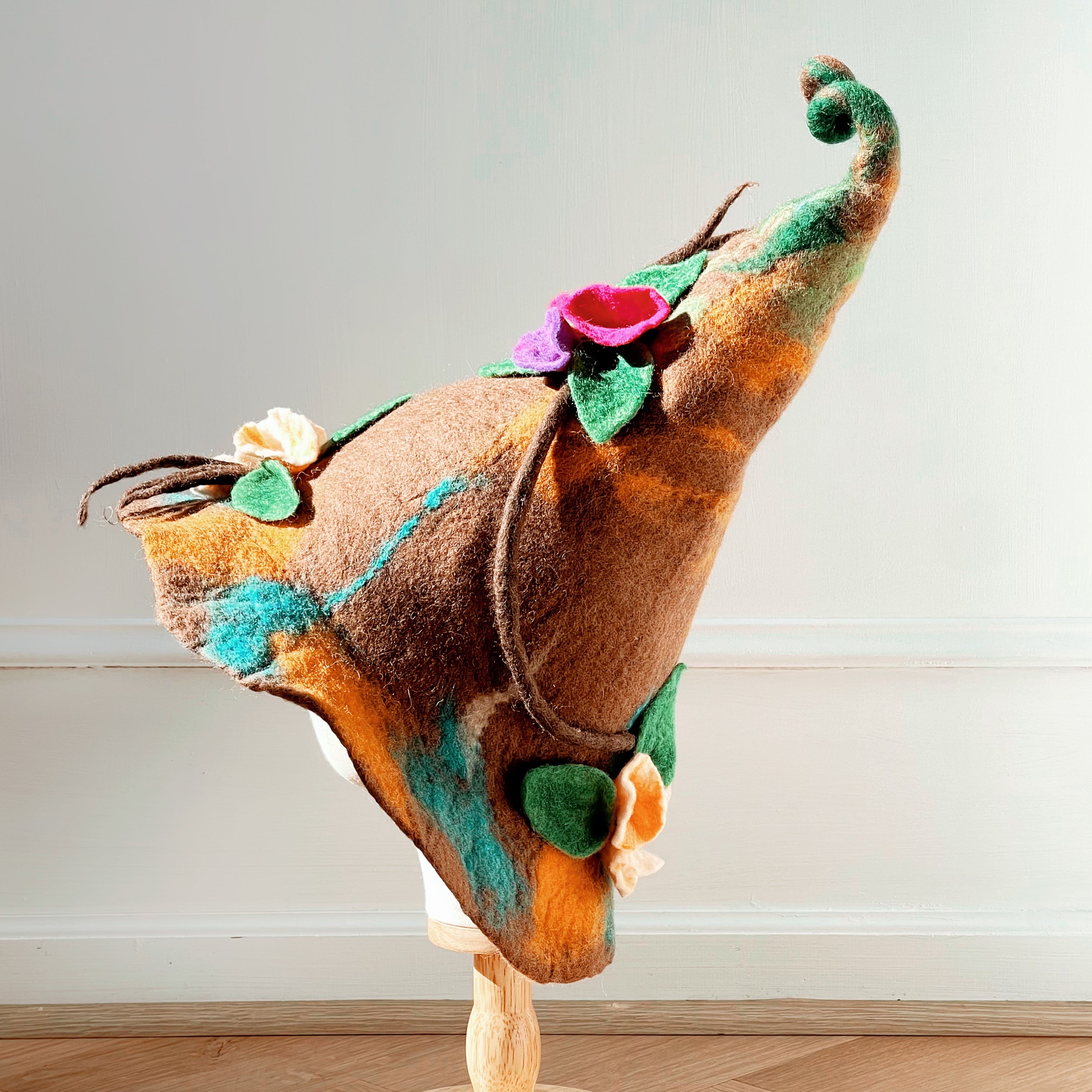 Forest Bloom Felt Hat