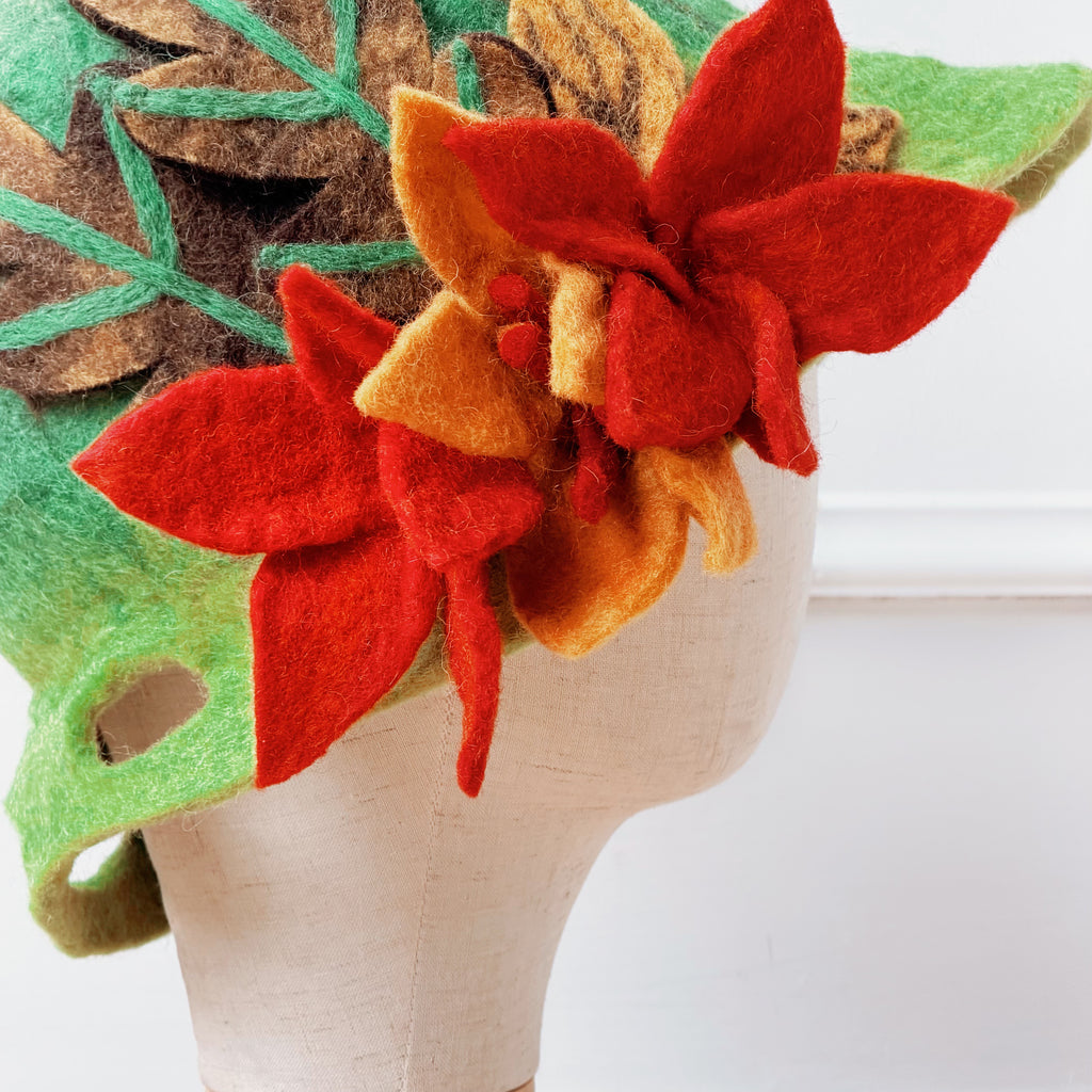 Woodland Blossom Felt Hat