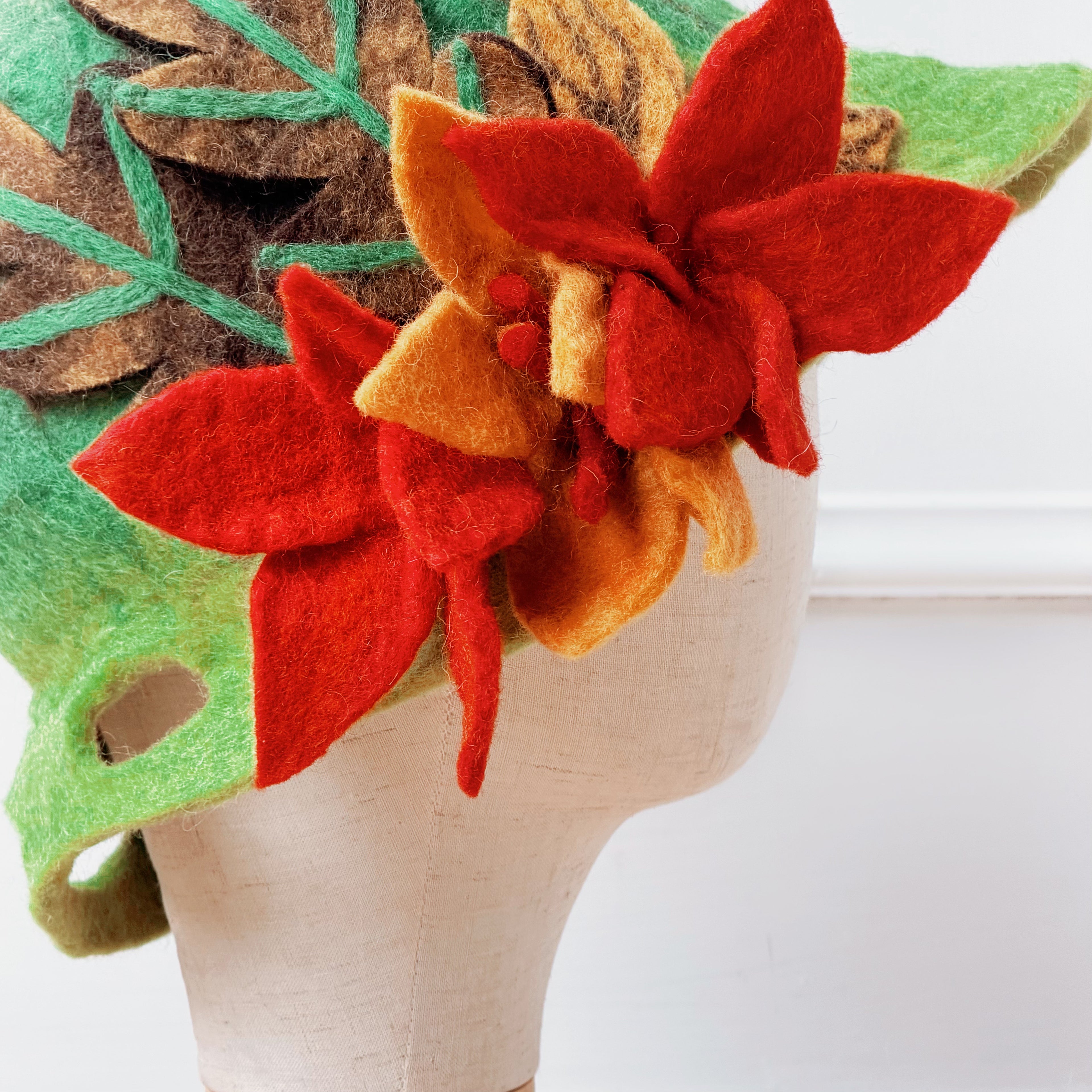 Woodland Blossom Felt Hat