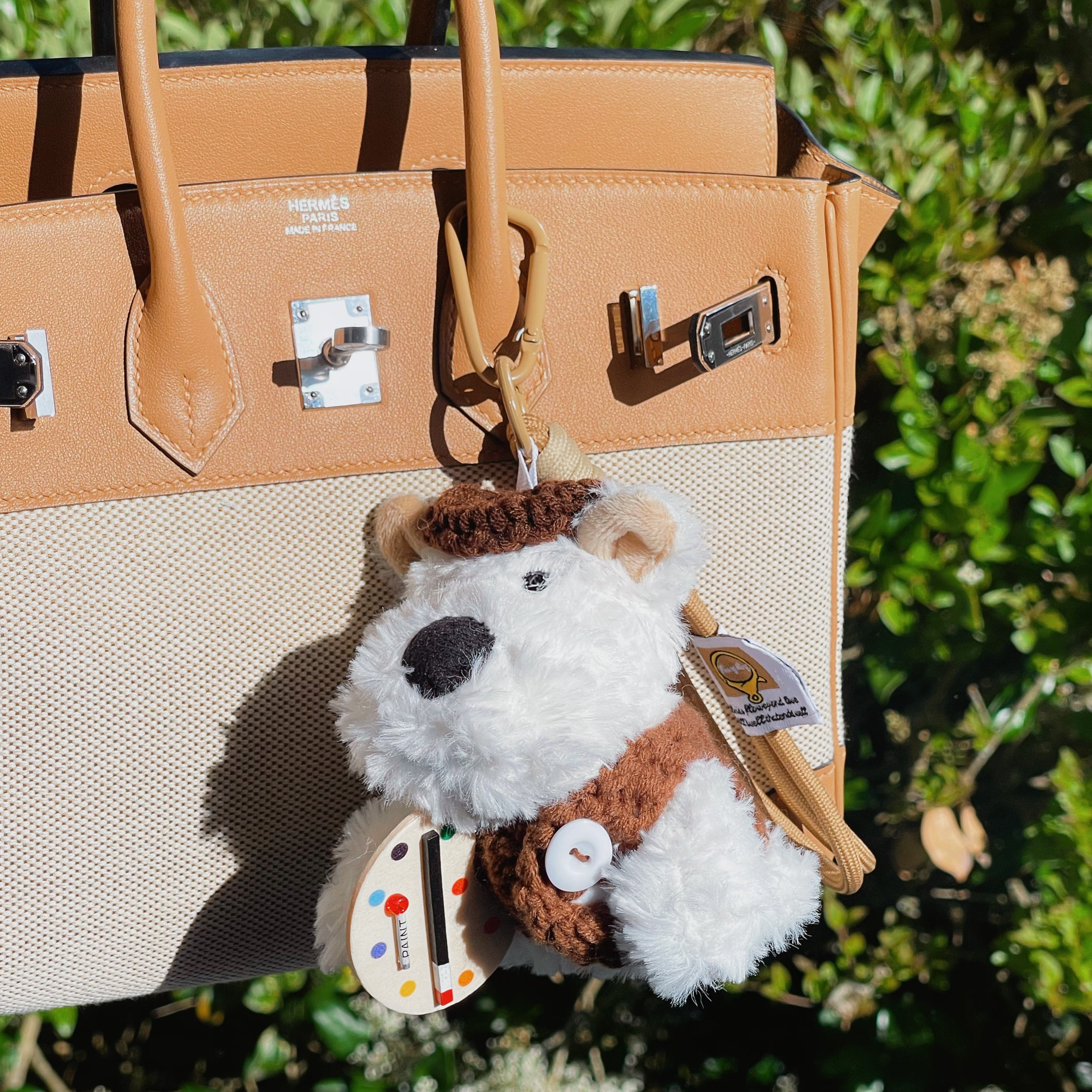Painter Pup - Westie Bag Charm – WOOLFOO STUDIO