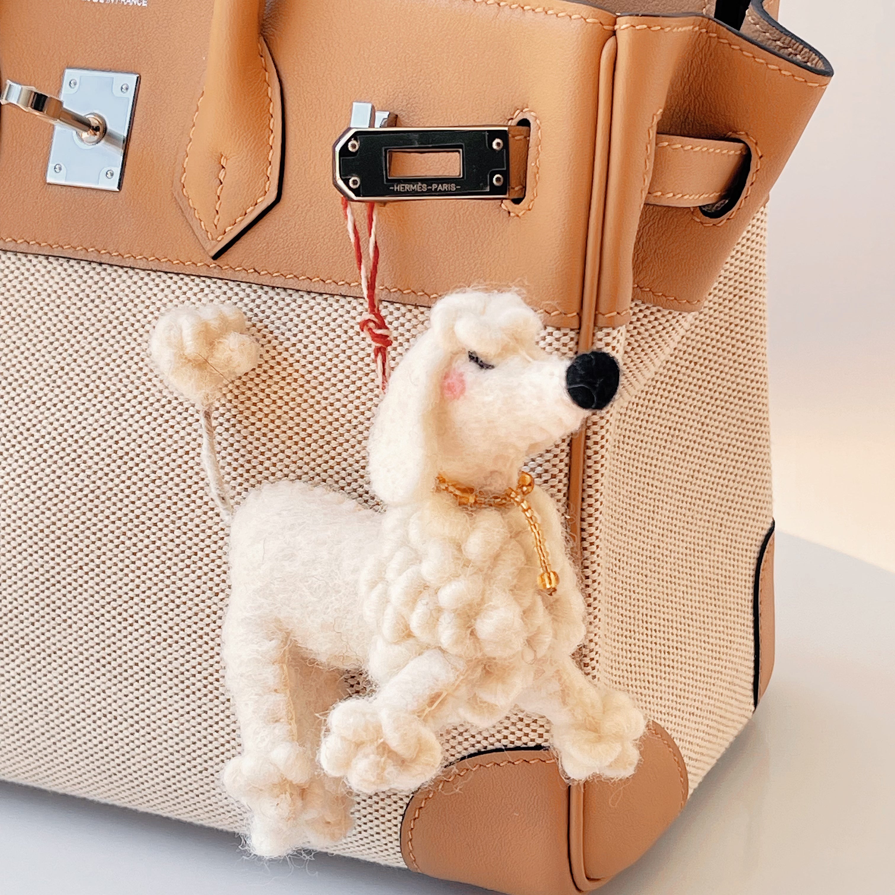 Pearl Belle - Poodle Bag Charm