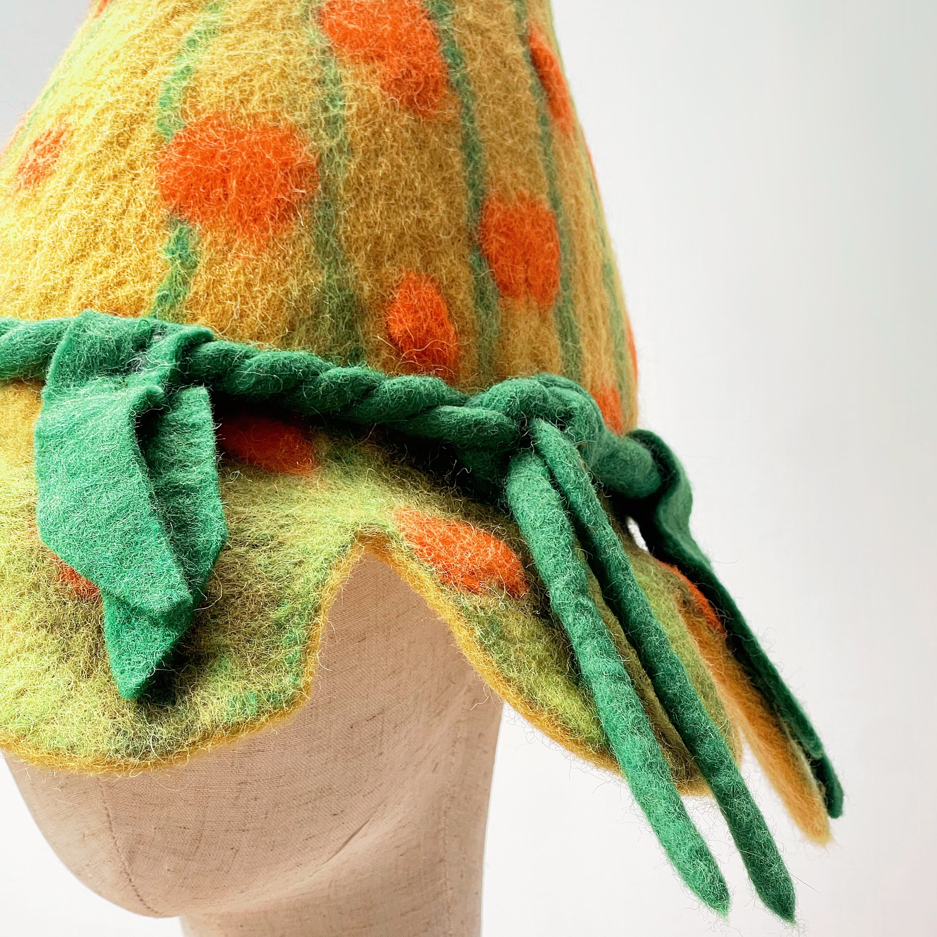 Sunflower Fairy Felt Hat