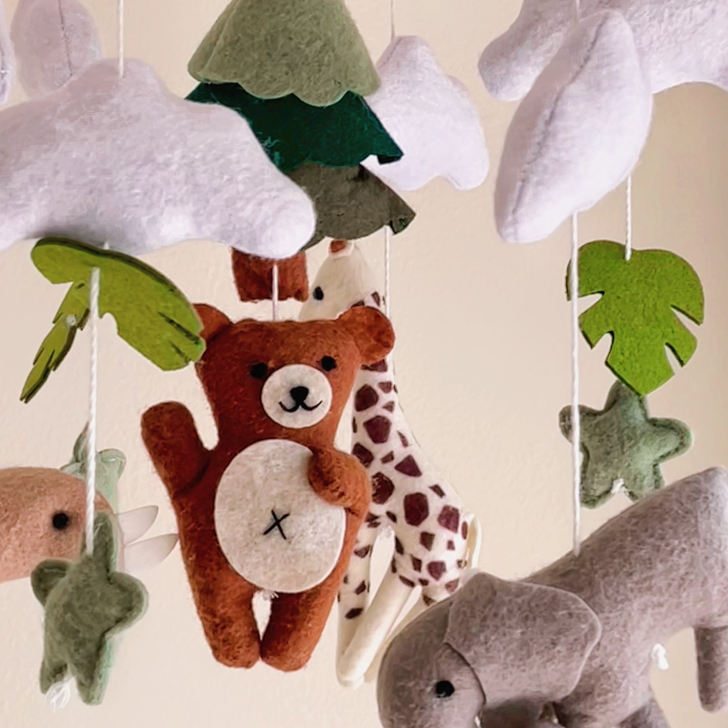 Forest Friends Felt Baby Mobile