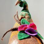 Forest Bloom Felt Hat