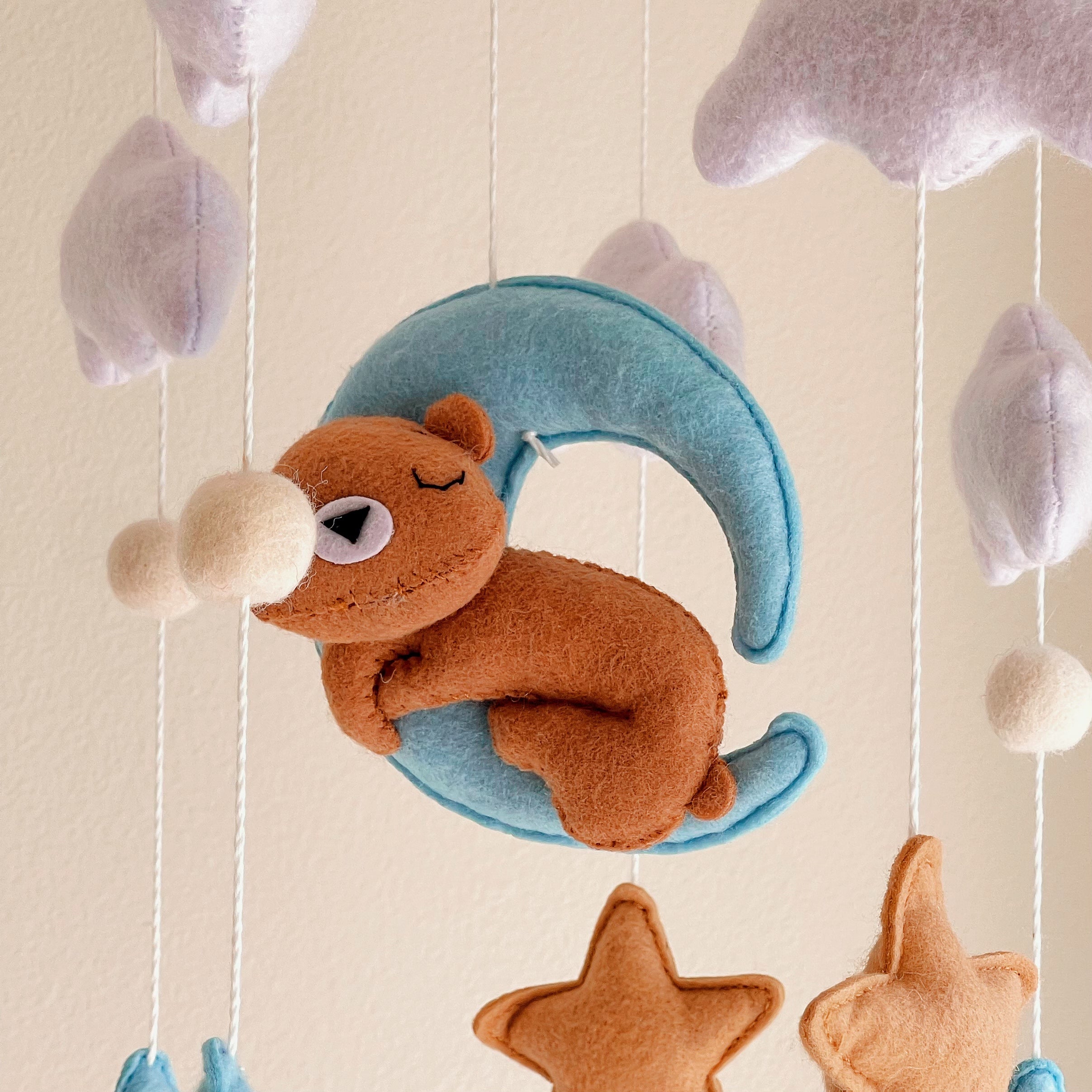 Dreamy Bear Moon Mobile