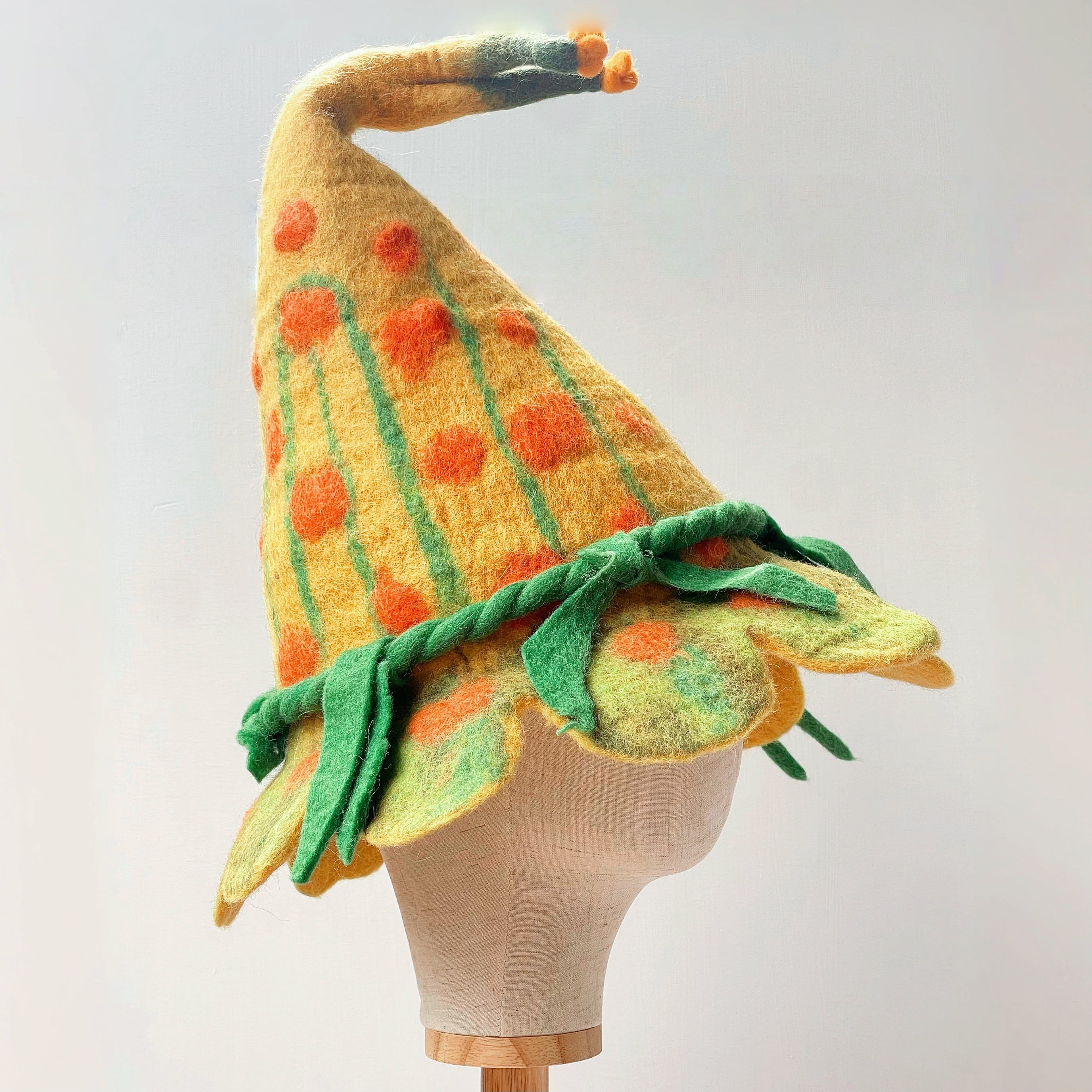 Sunflower Fairy Felt Hat