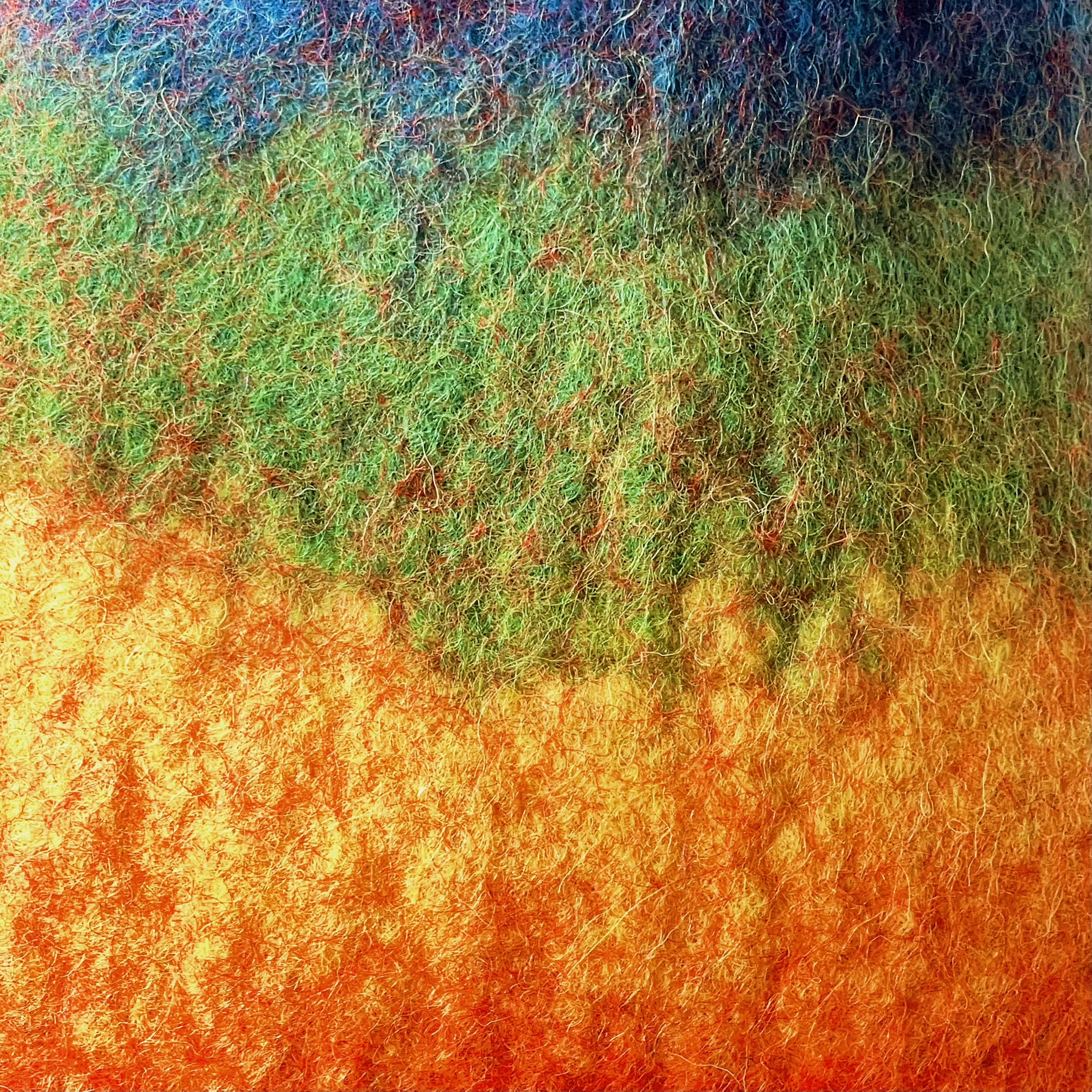 Rainbow Wool Felt Hat