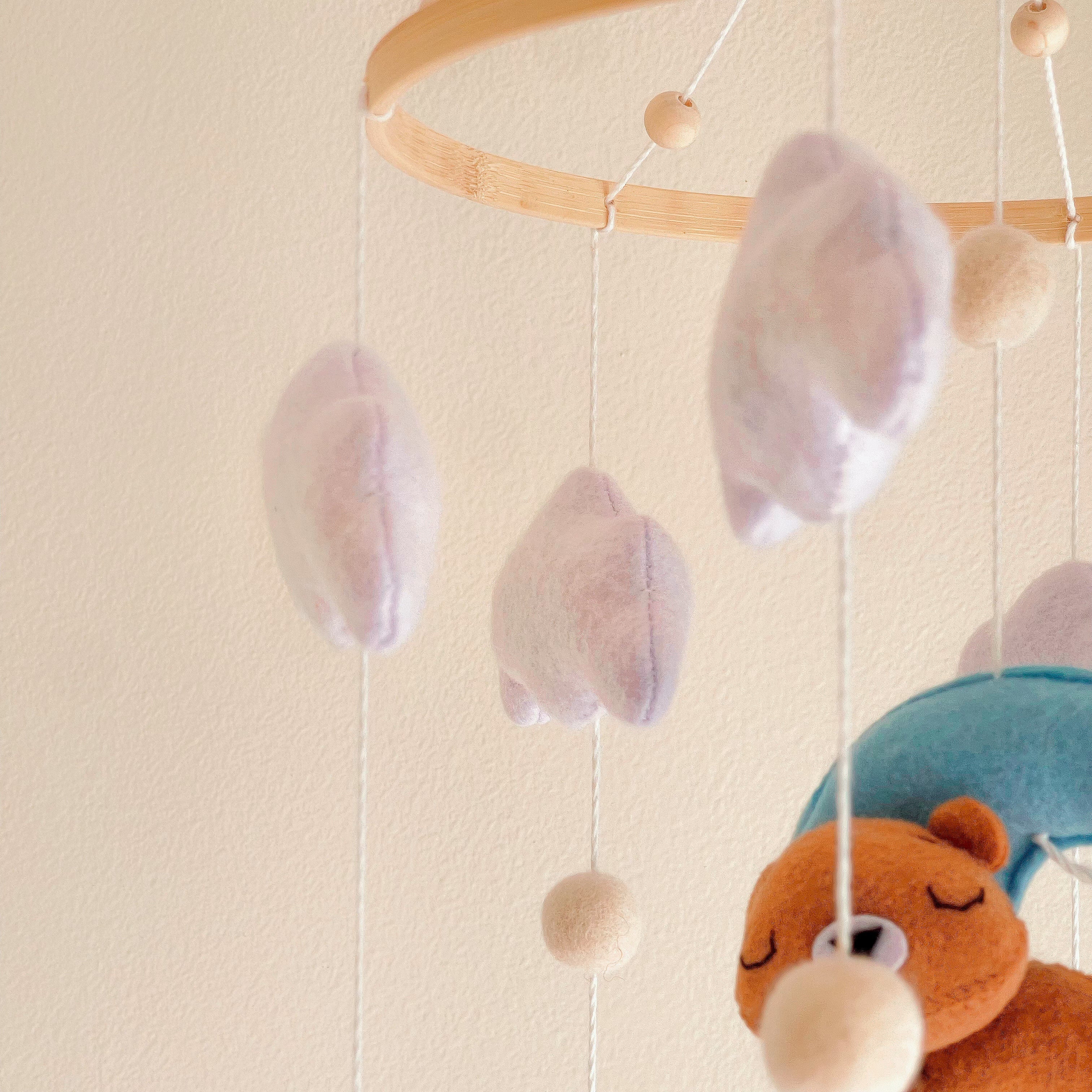 Dreamy Bear Moon Mobile