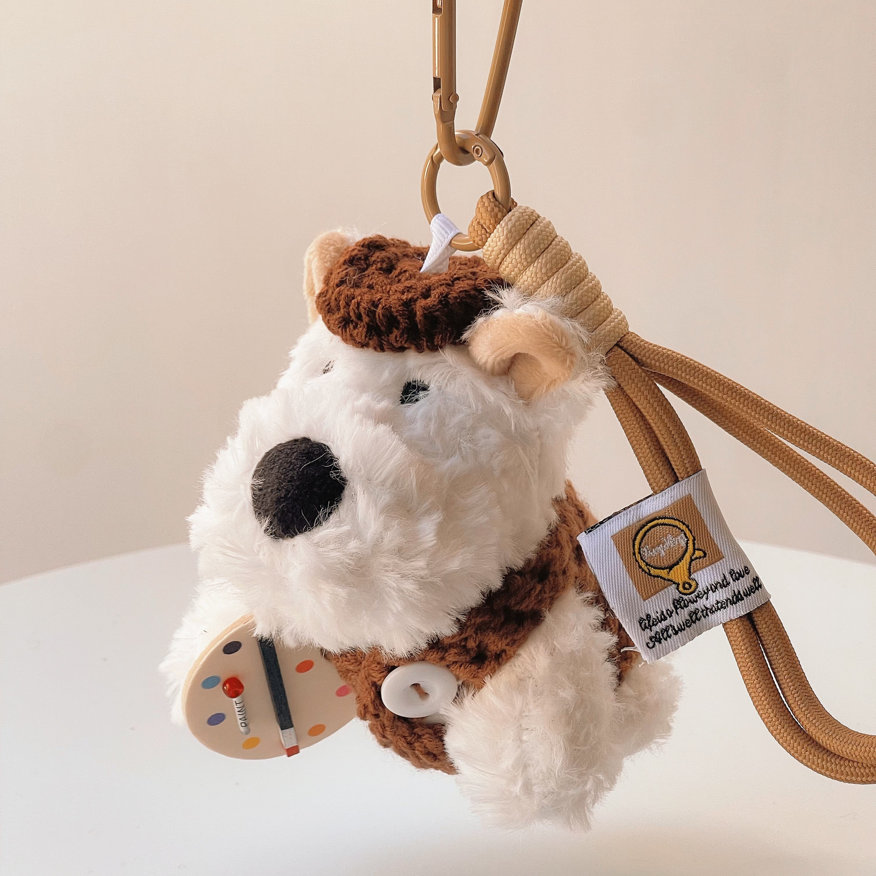 Painter Pup - Westie Bag Charm