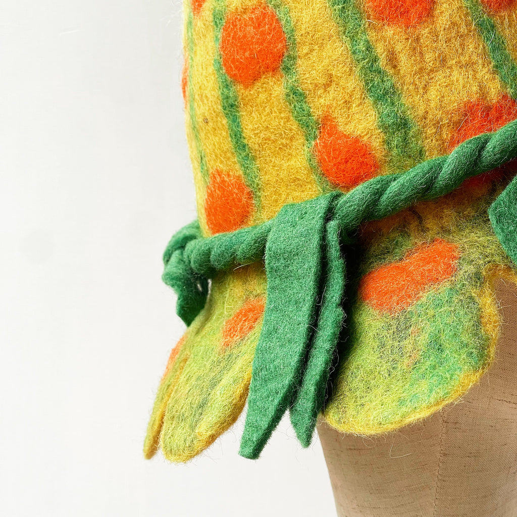 Sunflower Fairy Felt Hat