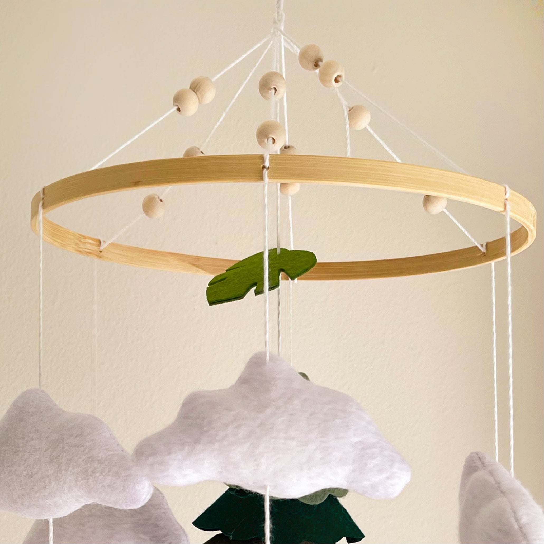 Forest Friends Felt Baby Mobile