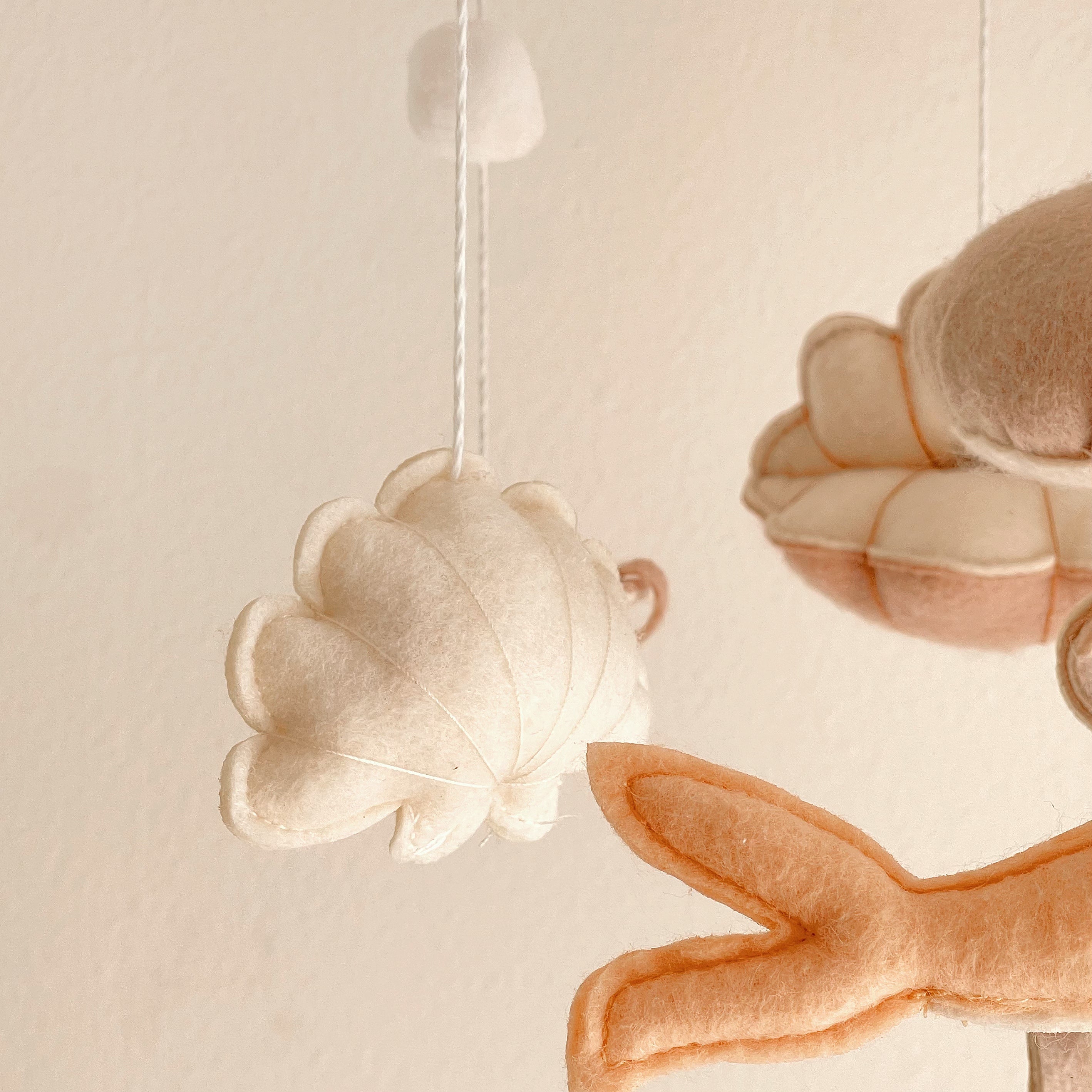 Ocean-Themed Handmade Felt Baby Mobile