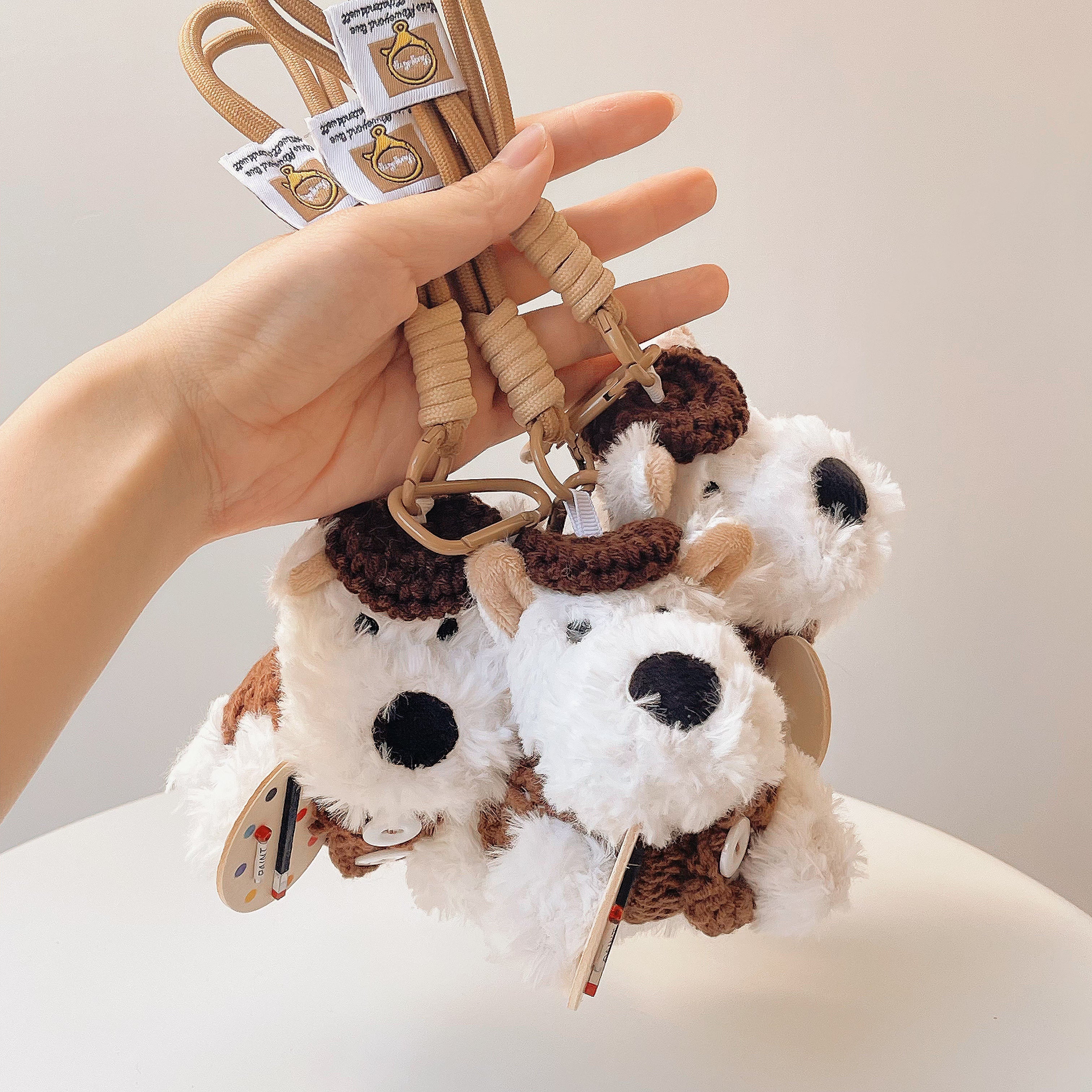 Painter Pup - Westie Bag Charm