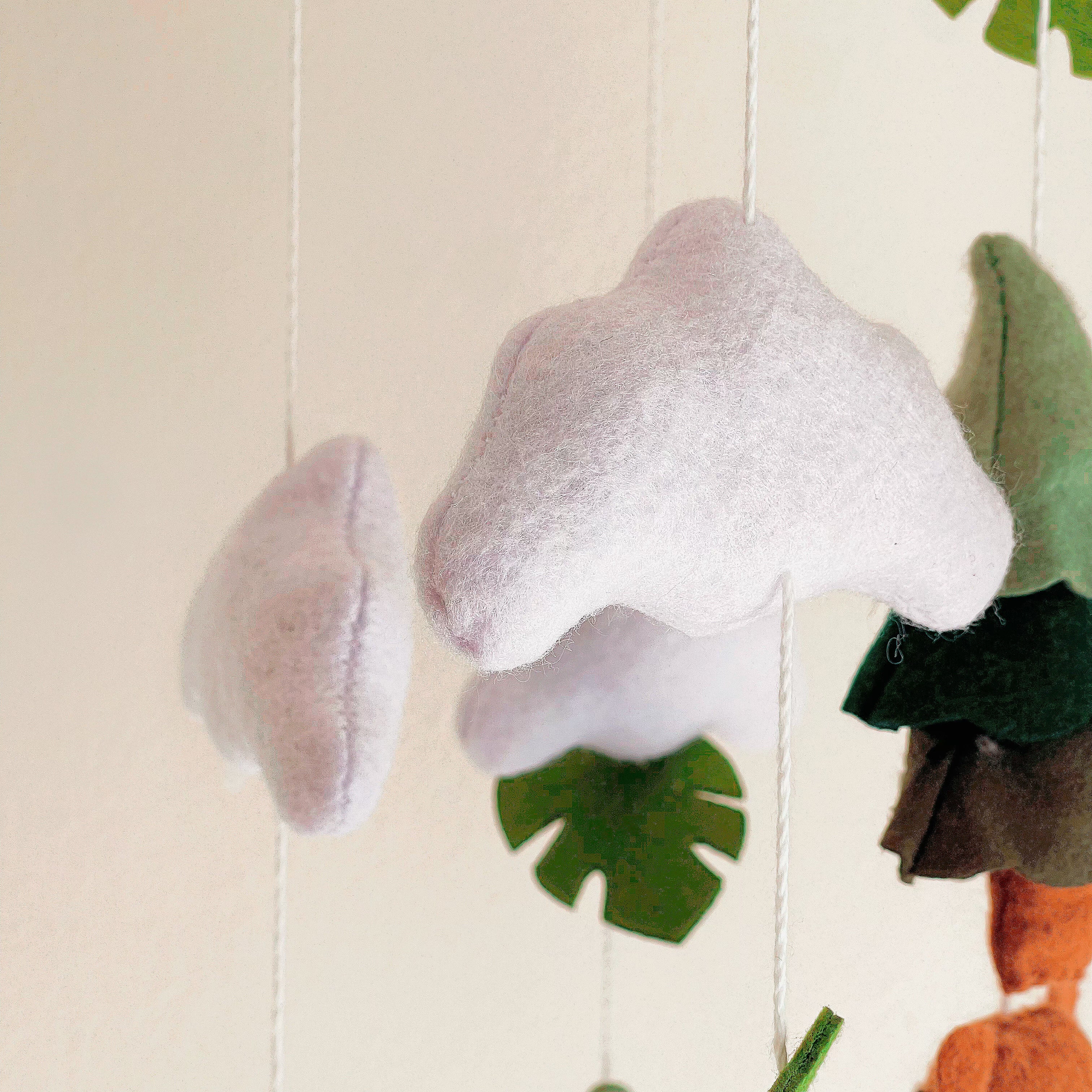 Forest Friends Felt Baby Mobile