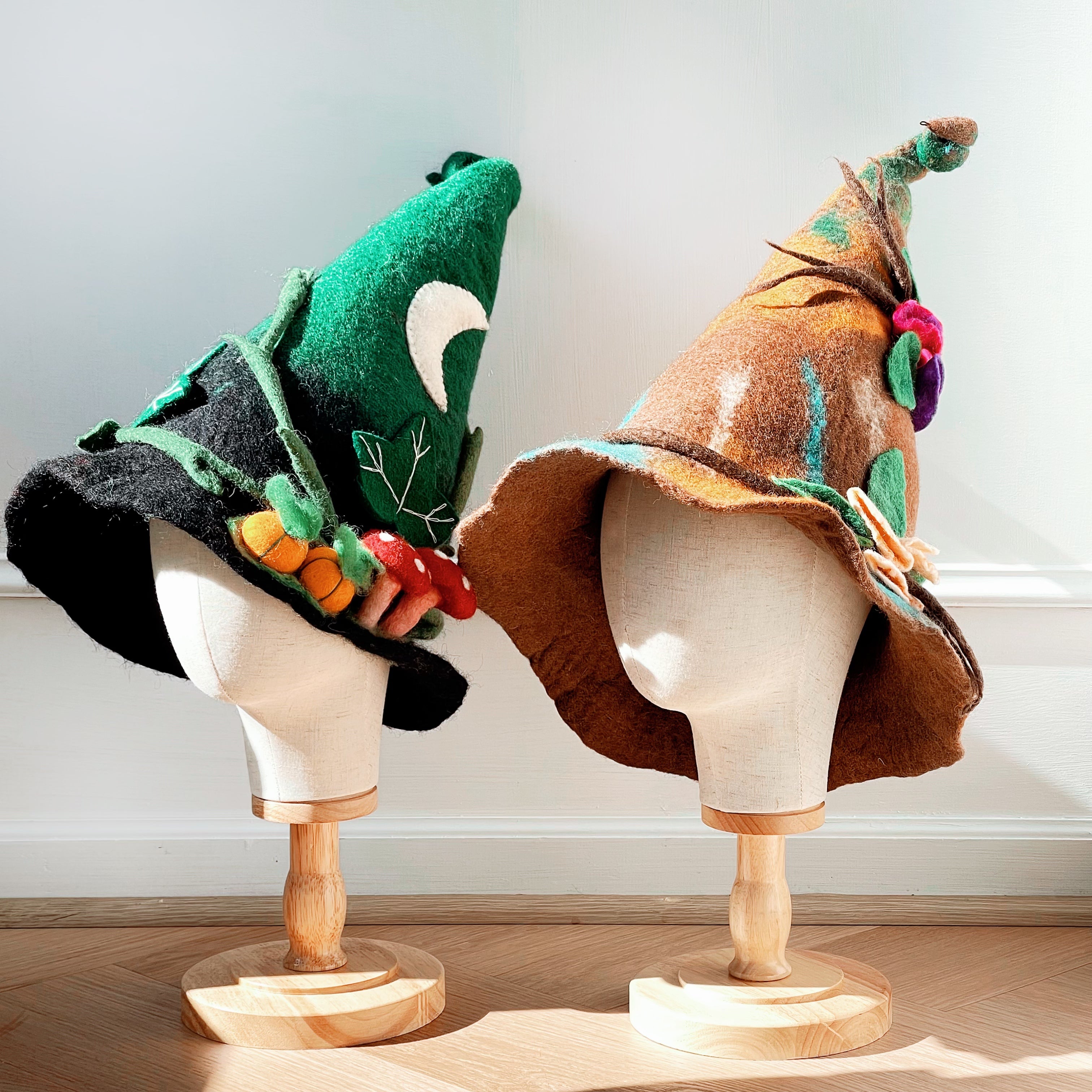 Forest Bloom Felt Hat