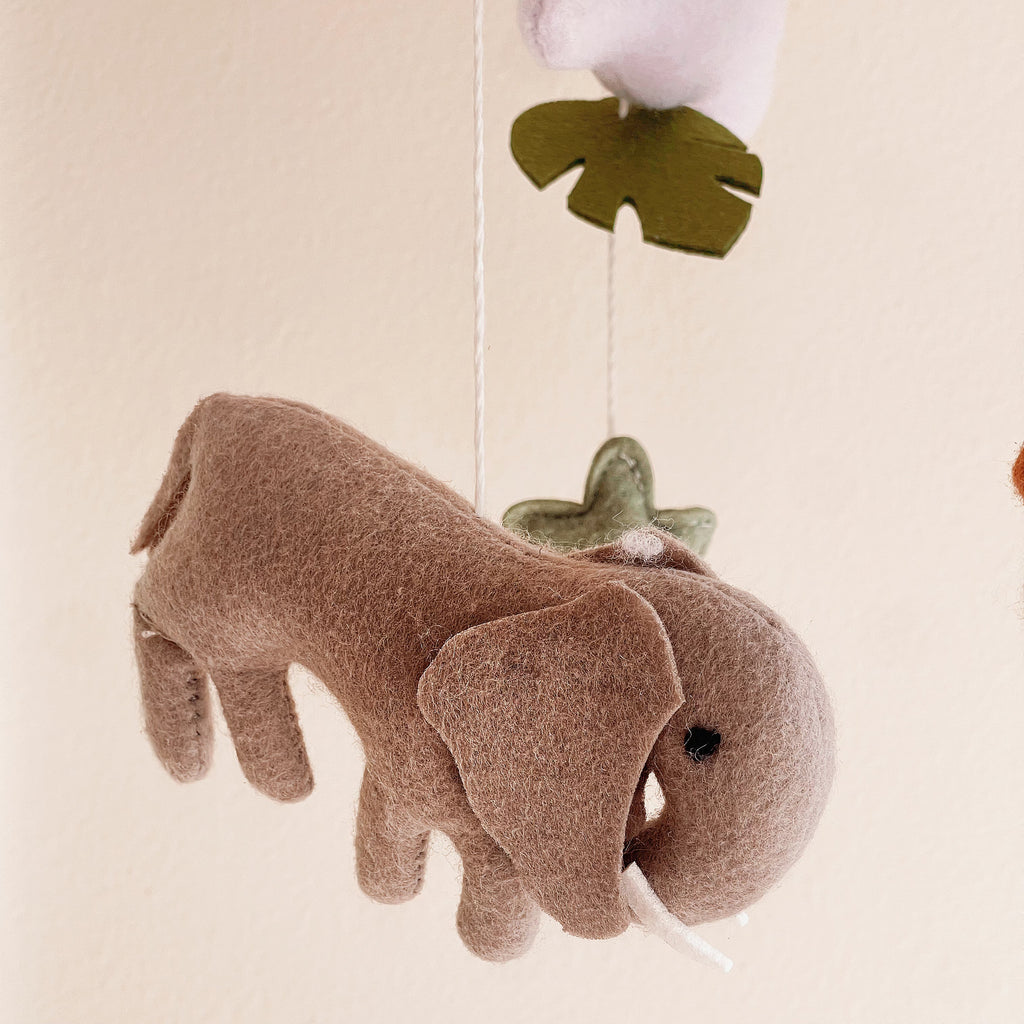 Forest Friends Felt Baby Mobile