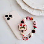 Cherry Toast Phone Charm