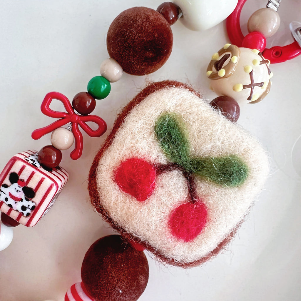 Cherry Toast Phone Charm