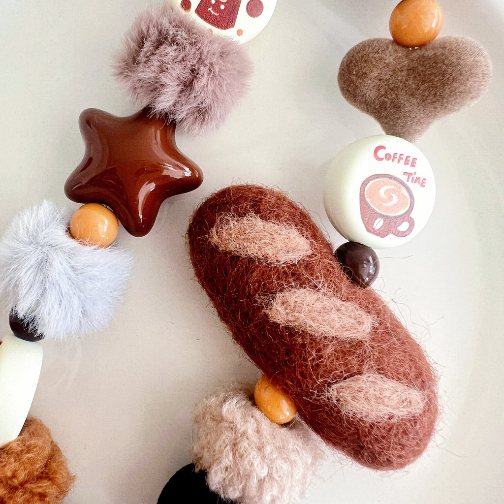 Baguette Bread Phone Charm