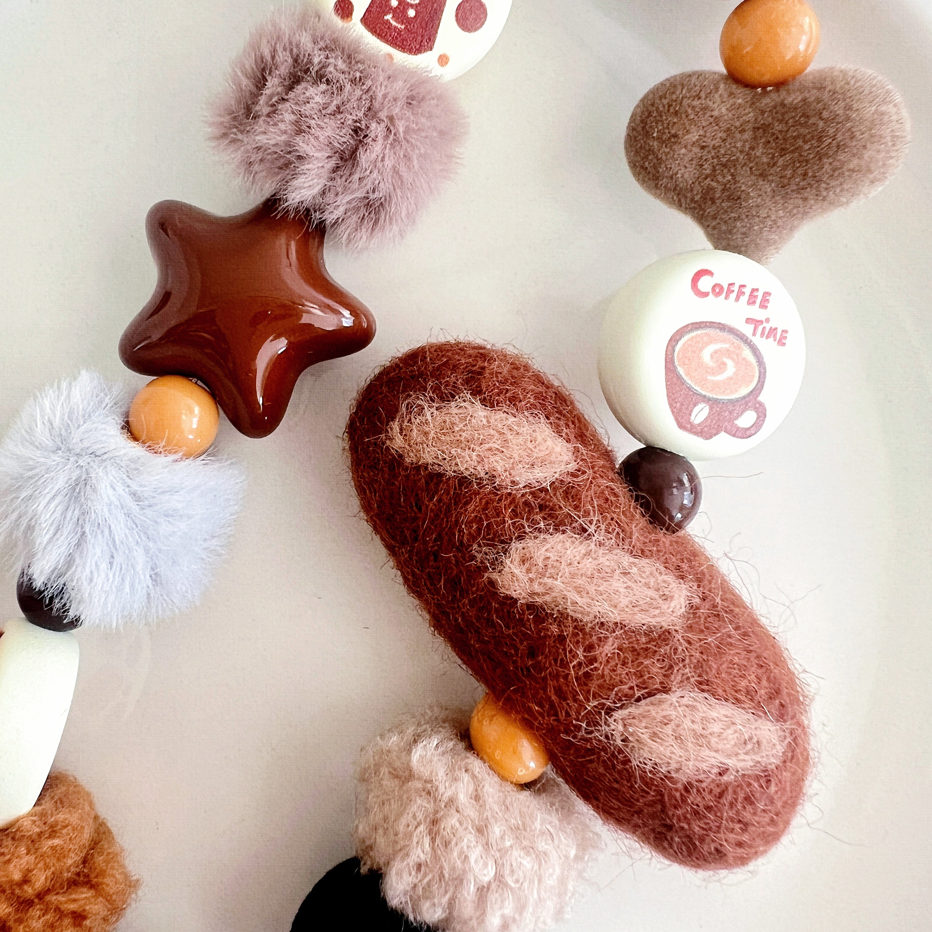 Baguette Bread Phone Charm