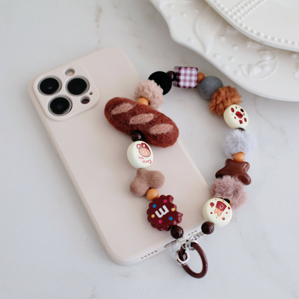 Baguette Bread Phone Charm
