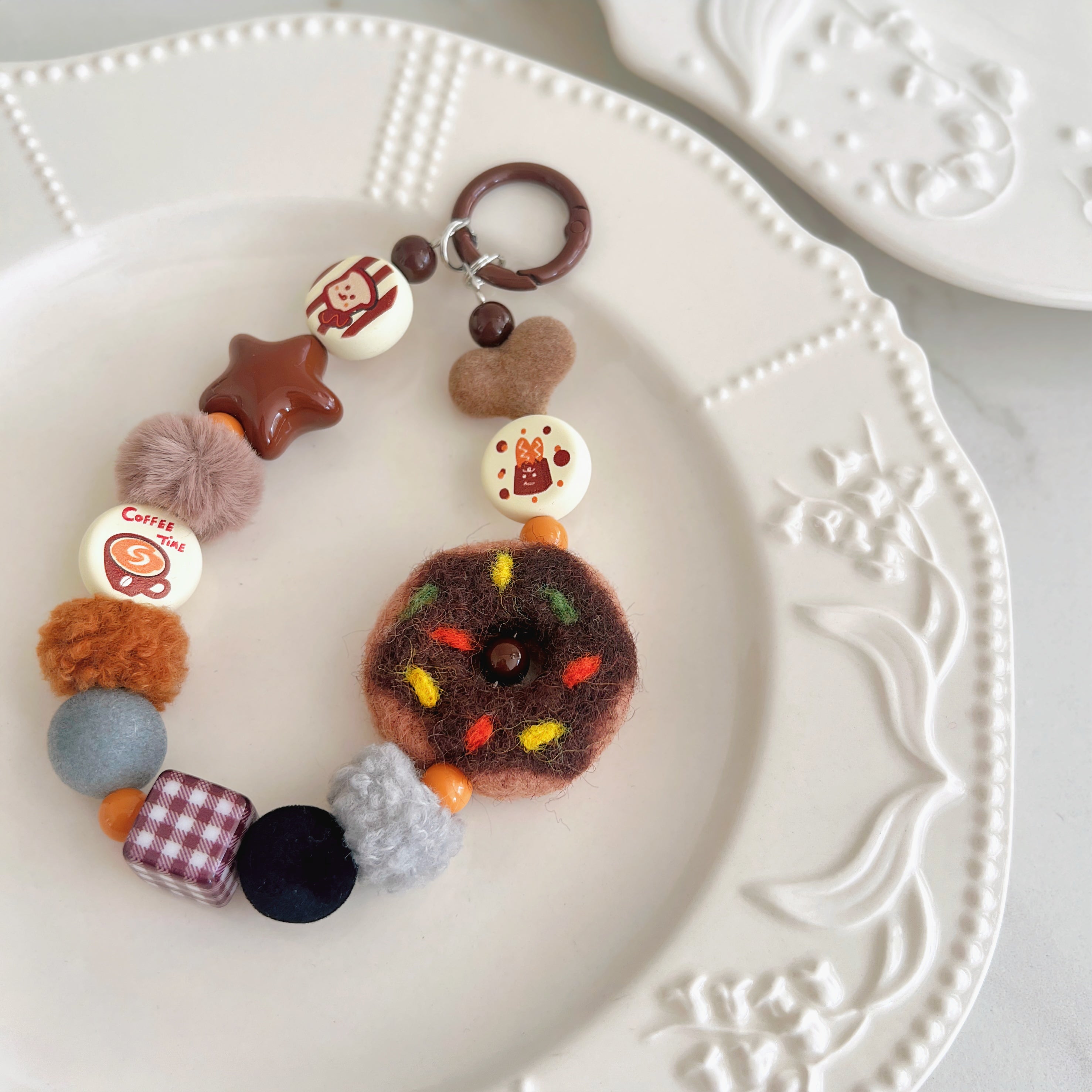 Choco Donut Phone Charm