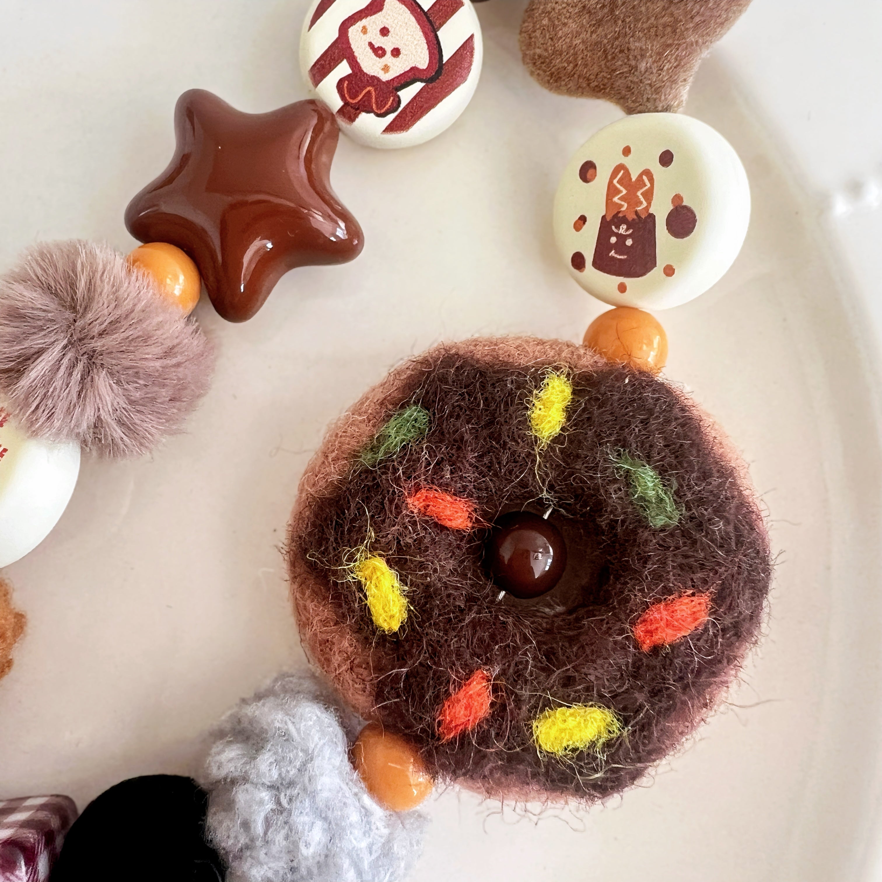 Choco Donut Phone Charm