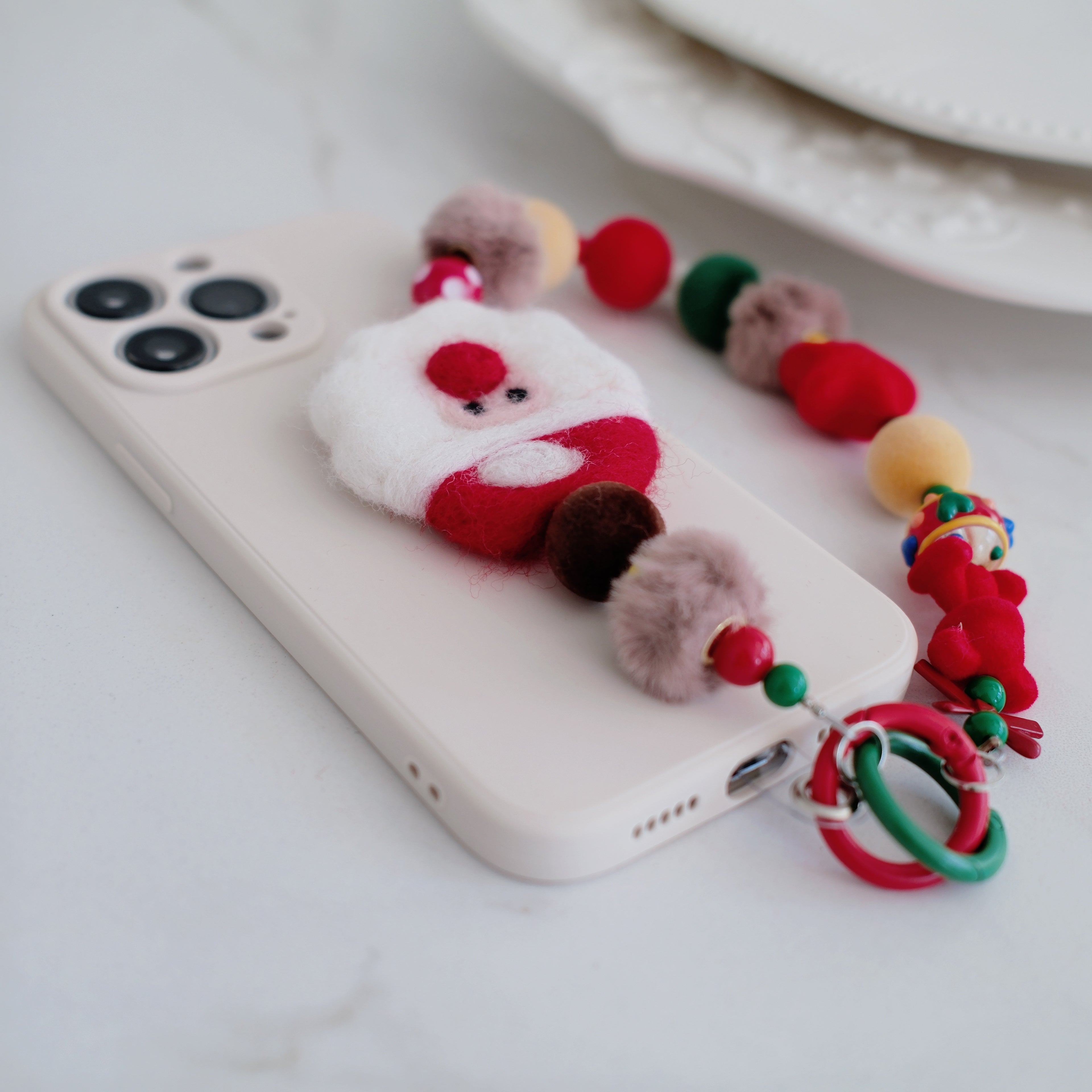 Santa Claus Phone Charm