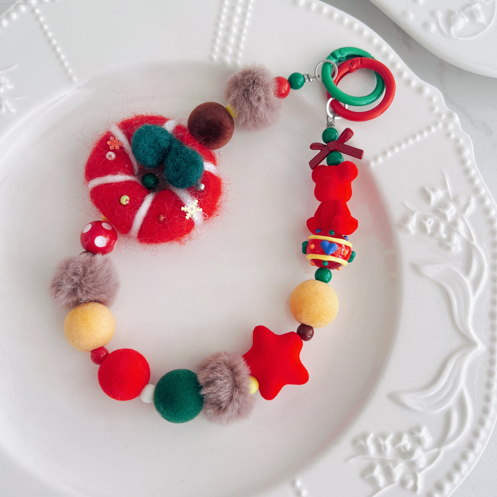 Christmas Wreath Phone Charm