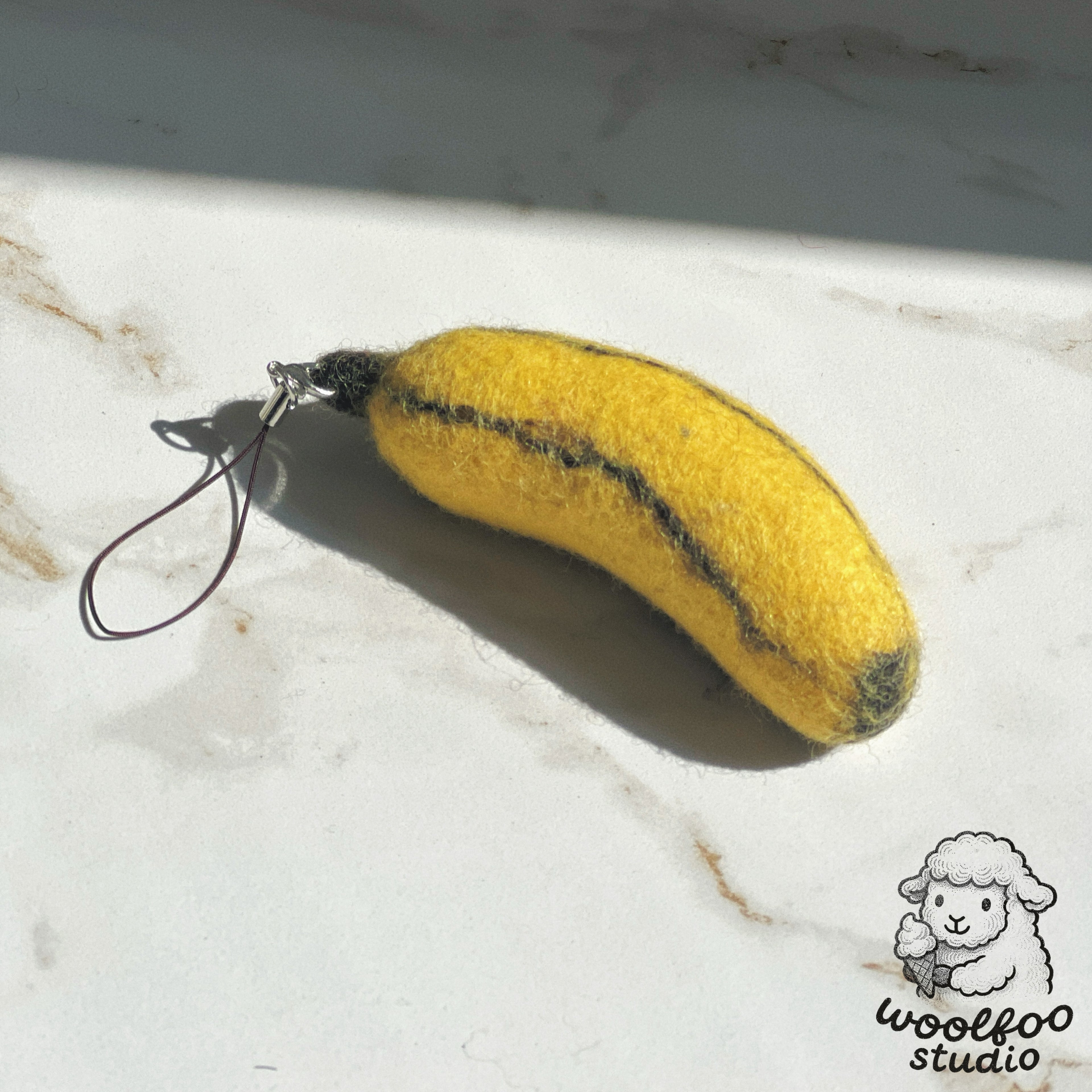 Felted Wool Banana