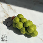 Felted Wool Green Grape