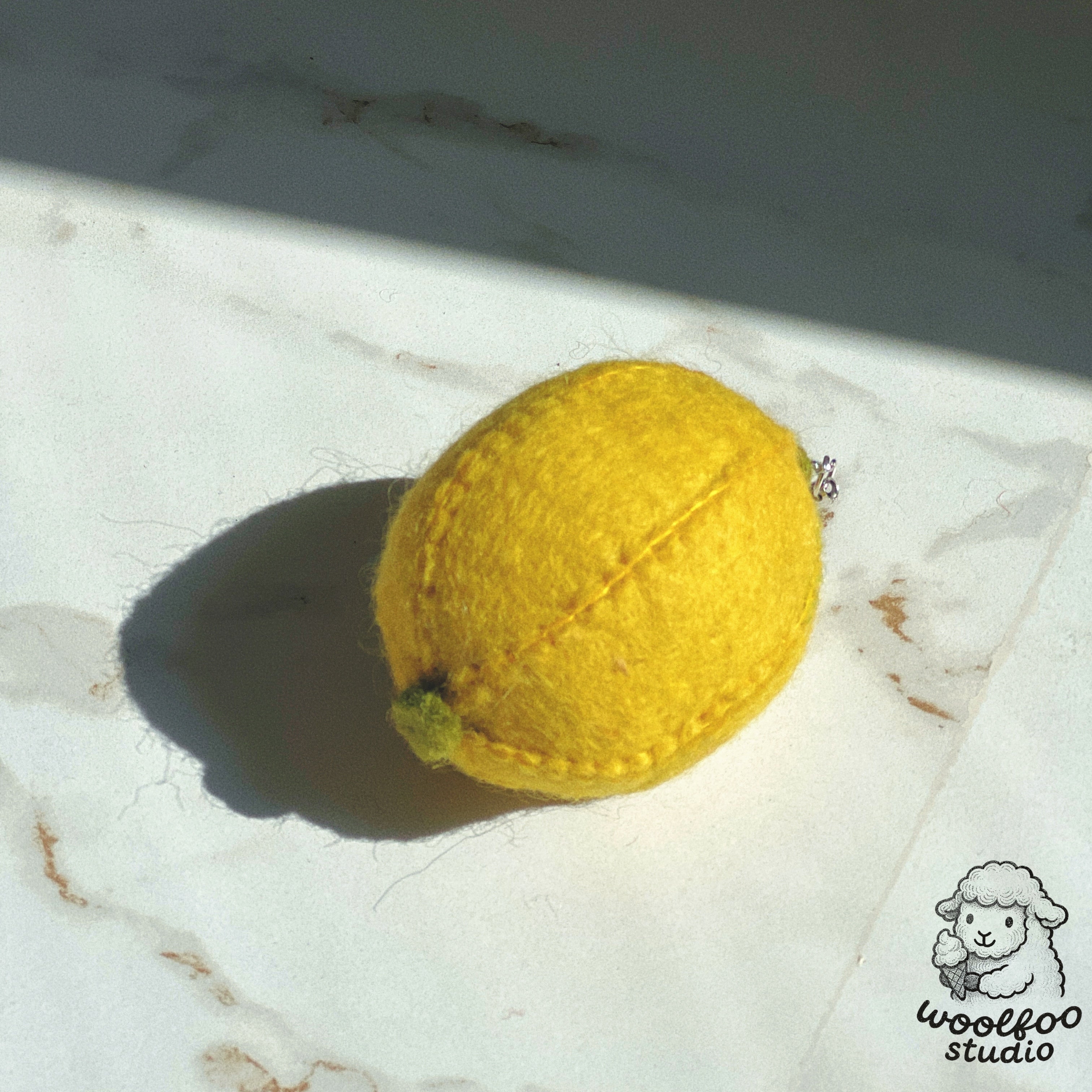 Felted Wool Lemon