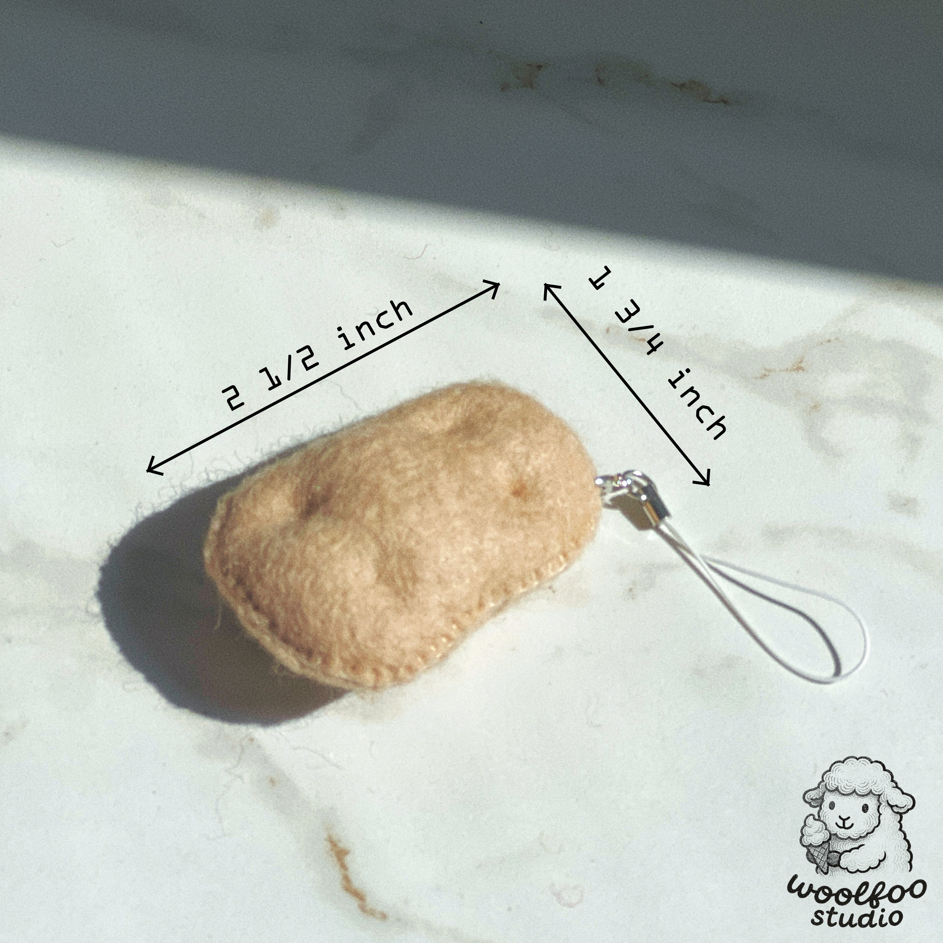 Felted Wool potato