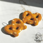 Felted Wool Pretzel